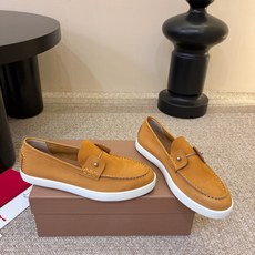 男款➕10 christian louboutin·CL 红底鞋·2026新品·乐福鞋 ⭐️经典的麂皮搭配一抹性感红底, 男款➕10 christian louboutin·CL 红底鞋·2026新品·乐福鞋 ⭐️经典的麂皮搭配一抹性感红底,