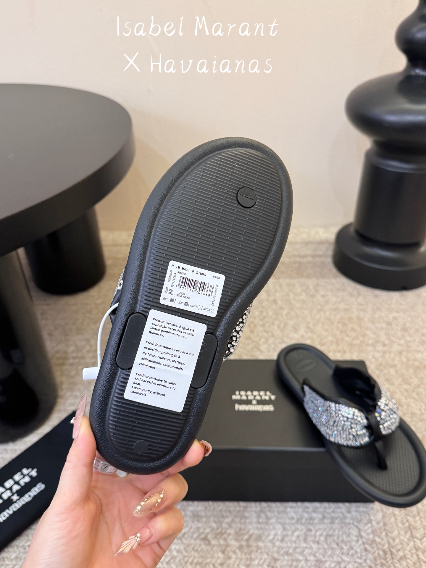 Isabel Marant ✖️ Havaianas 联名款人字拖  码数35-39，40定制