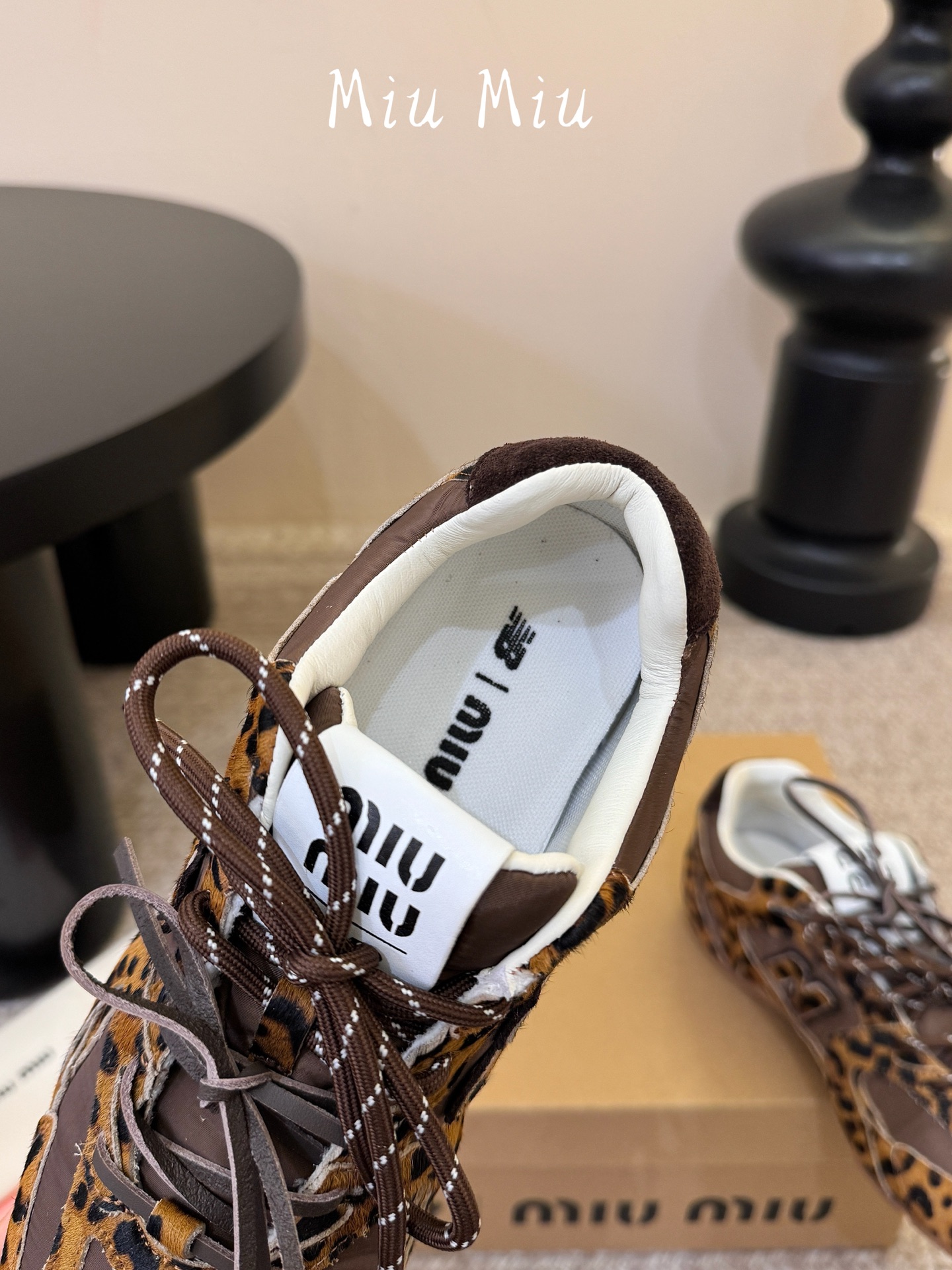 miumi* x new balance 530 sl  豹纹联名运动鞋|复古豹纹解锁甜酷新章 美拉德野性注入复古跑鞋版