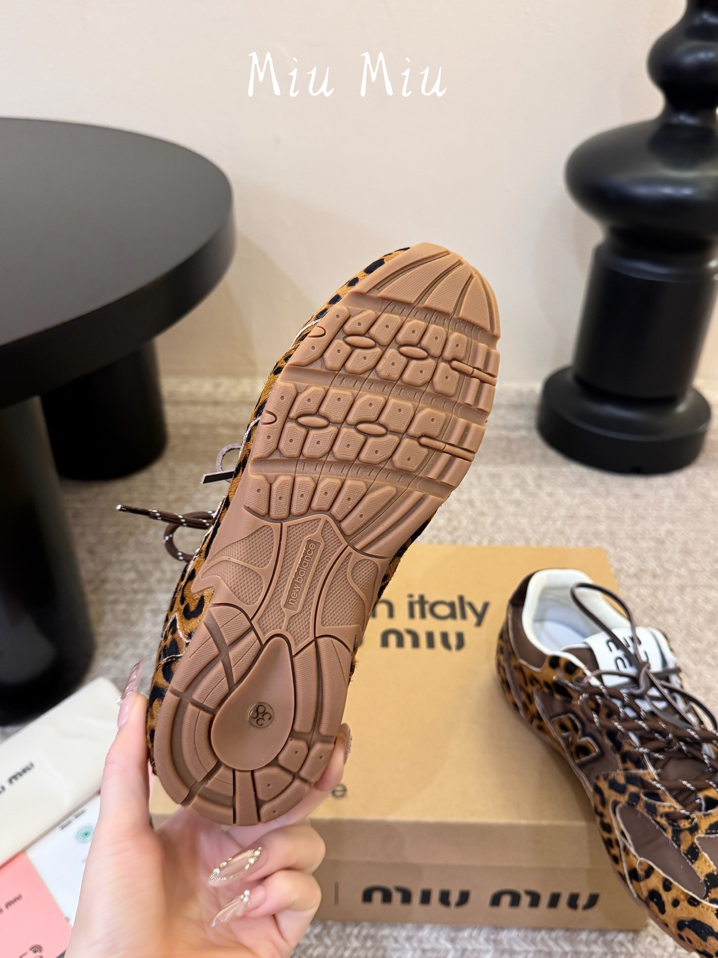 miumi* x new balance 530 sl  豹纹联名运动鞋|复古豹纹解锁甜酷新章 美拉德野性注入复古跑鞋版