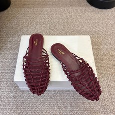 Celine~赛琳 2026ss夏季新款平底时尚罗马风编织平底拖鞋 New Celine/思琳平底拖鞋 ➿ 各大网红同款 Celine~赛琳 2026ss夏季新款平底时尚罗马风编织平底拖鞋 New Celine/思琳平底拖鞋 ➿ 各大网红同款