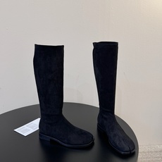 Maison Margiela 玛吉拉tabi分趾Mm6真皮宽筒直筒长靴不过膝 秋冬新细高跟高筒靴最高版本买手代购1:1 Maison Margiela 玛吉拉tabi分趾Mm6真皮宽筒直筒长靴不过膝 秋冬新细高跟高筒靴最高版本买手代购1:1
