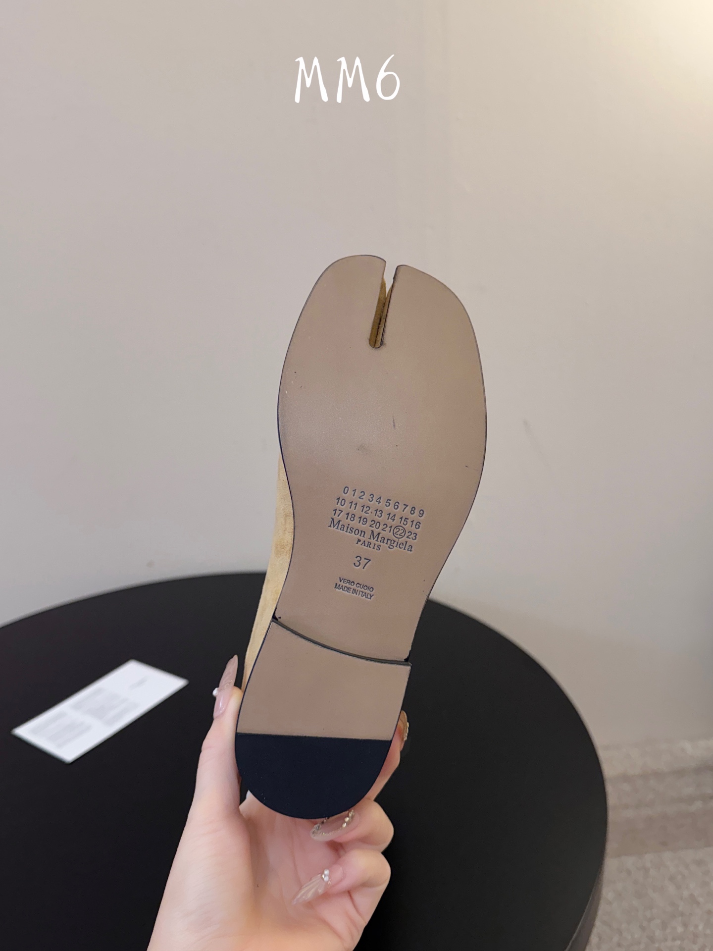 Maison Margiela 玛吉拉tabi分趾Mm6真皮宽筒直筒长靴不过膝 秋冬新细高跟高筒靴最高版本买手代购1:1