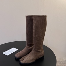 Maison Margiela 玛吉拉tabi分趾Mm6真皮宽筒直筒长靴不过膝 秋冬新细高跟高筒靴最高版本买手代购1:1 Maison Margiela 玛吉拉tabi分趾Mm6真皮宽筒直筒长靴不过膝 秋冬新细高跟高筒靴最高版本买手代购1:1