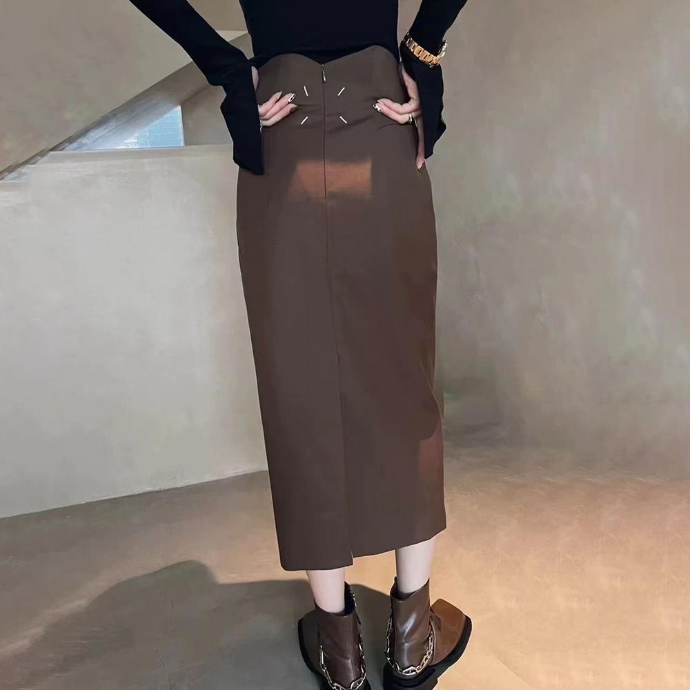 High-end Quality Female Clothes by MM6: MA*Gy Custom TR Fabric, Butterfly Waist, Various Colors & Sizes - 图片 4