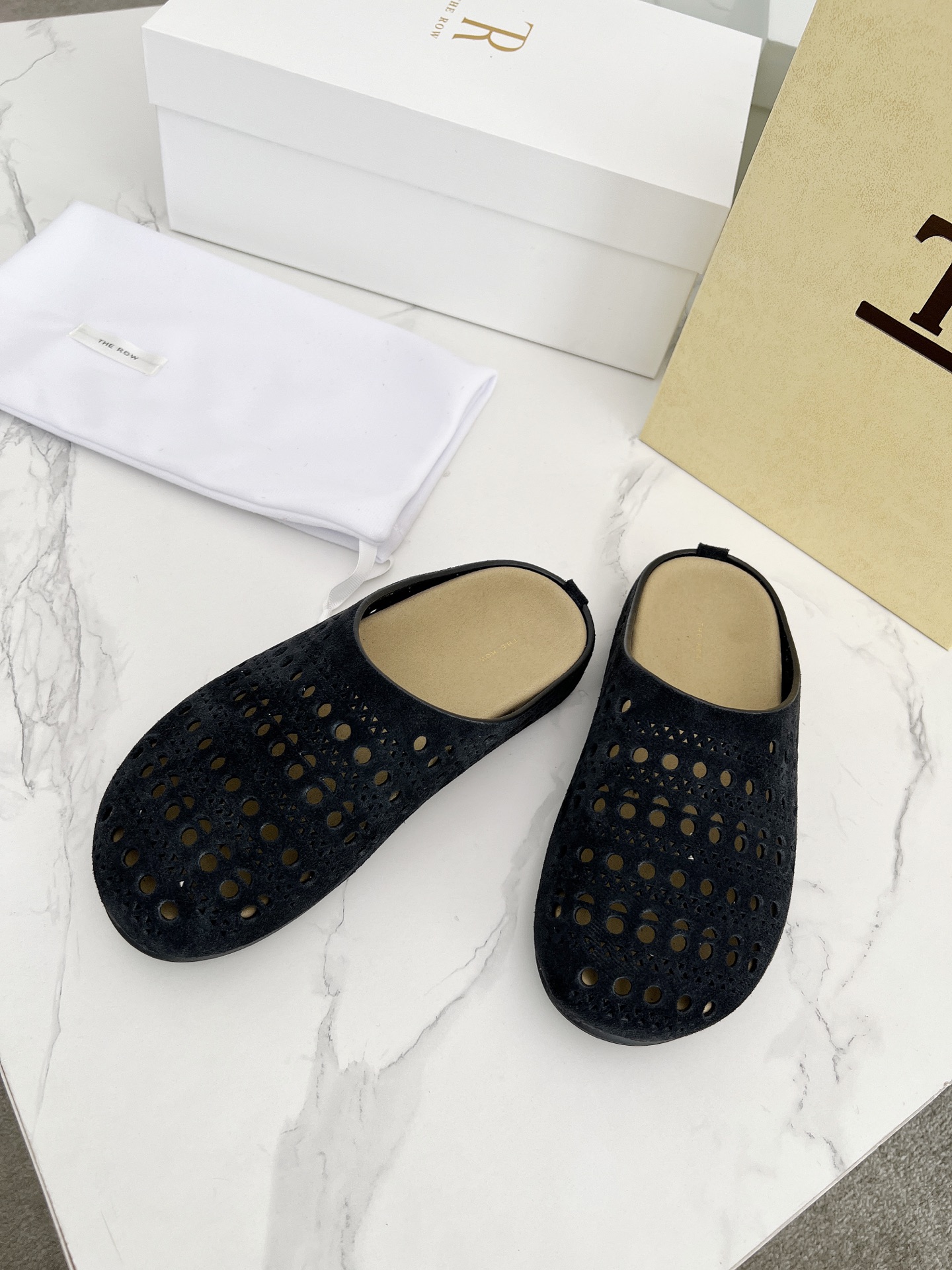 The Row 25 Women's Leather Clogs Sandals Backless Slipper Shoes 6 i1742719551249 2568 0 1