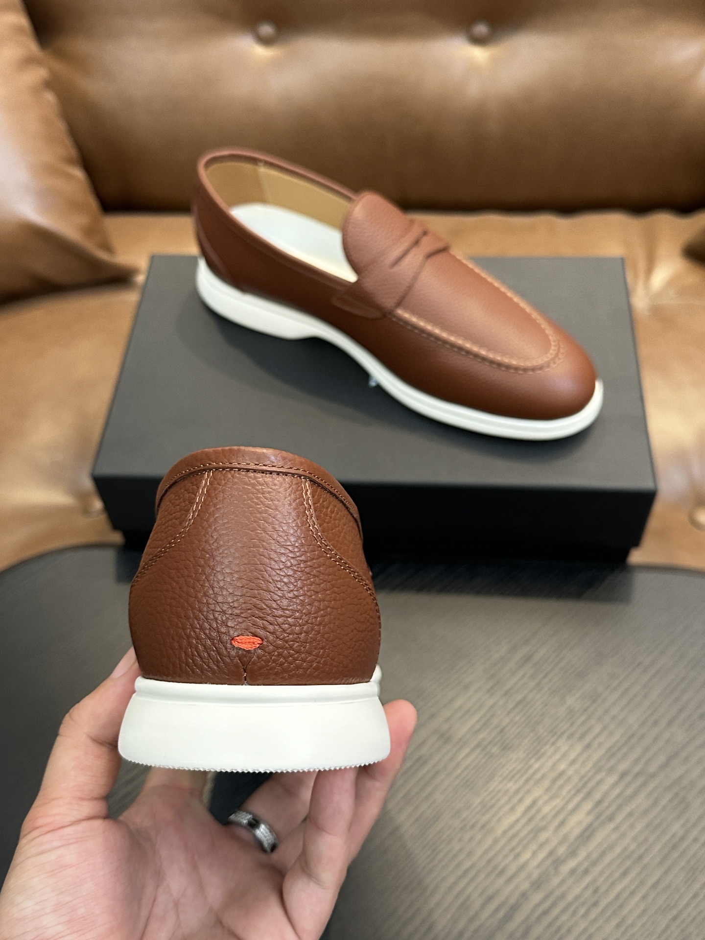 Kiton Men's Leather Loafers - Comfortable, Breathable, Original Design 9 i1743358910 9892 7