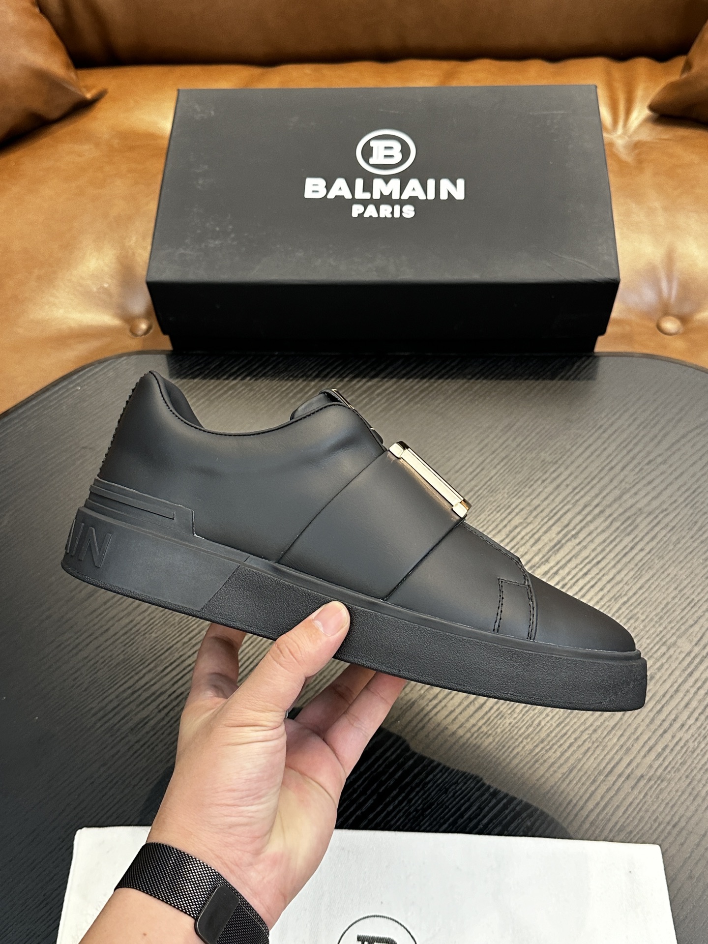 NO:222981,Brand BALMAIN Color Original Color Number 39-44 Customized 38.45.46.47 Price Material Balmain 2025 Men's Casual Shoes Original single-quality luxury material upper is imported soft cowhide comfortable breathable cowhide inner cowhide footbed. Handmade to create only for comfortable wearing experience original film outsole, Balmain, balmain, balmain, cowhide19860909品牌BALMAIN 颜色 原版配色 码数39-44定做38.45.46.47 价格 材质巴尔曼2025男士 休闲鞋 原单品质奢华选材鞋面采用进口柔软牛皮舒适透气牛皮内里牛皮垫脚 手工打造只为舒适的穿着体验原版开膜大底,巴尔曼,balmain,balmain,cowhide,Men's shoes