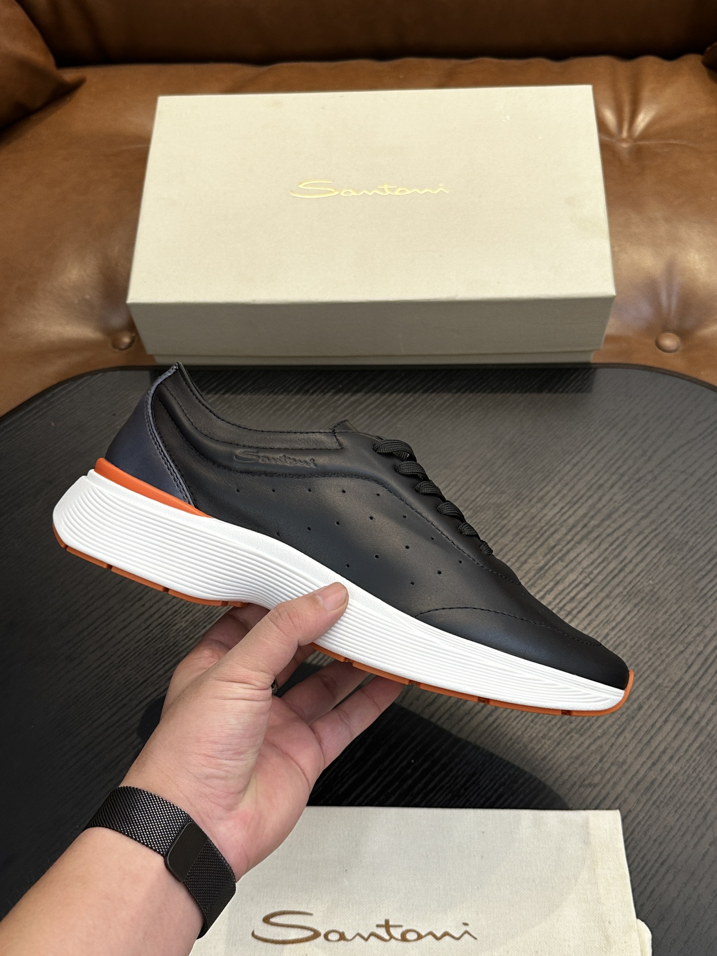 NO:341247,Santoni (Santoni) Italian men's handmade calfskin shoes shipped!  Each pair of shoes from this Italian pure handmade shoe brand is simple and classic, and it is very comfortable and versatile on the feet!  It is not accurate to describe the Italian shoe brand Santoni as a 