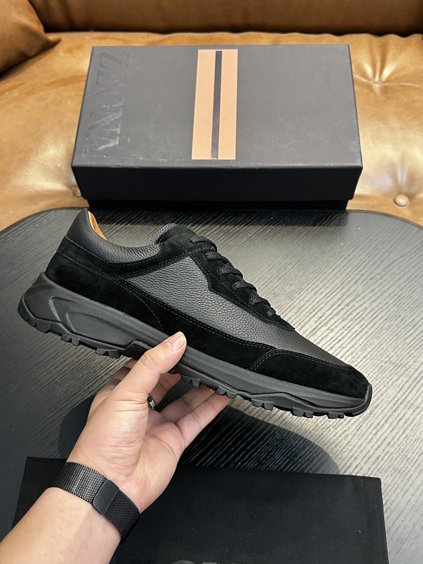 NO:357707,1994 new series ZEGNA men's suede Triple StitchMonte luxury casual shoes The latest catwalk official website synchronizes PRODUCT INFORMATIONMONTE (MN·TE) means 