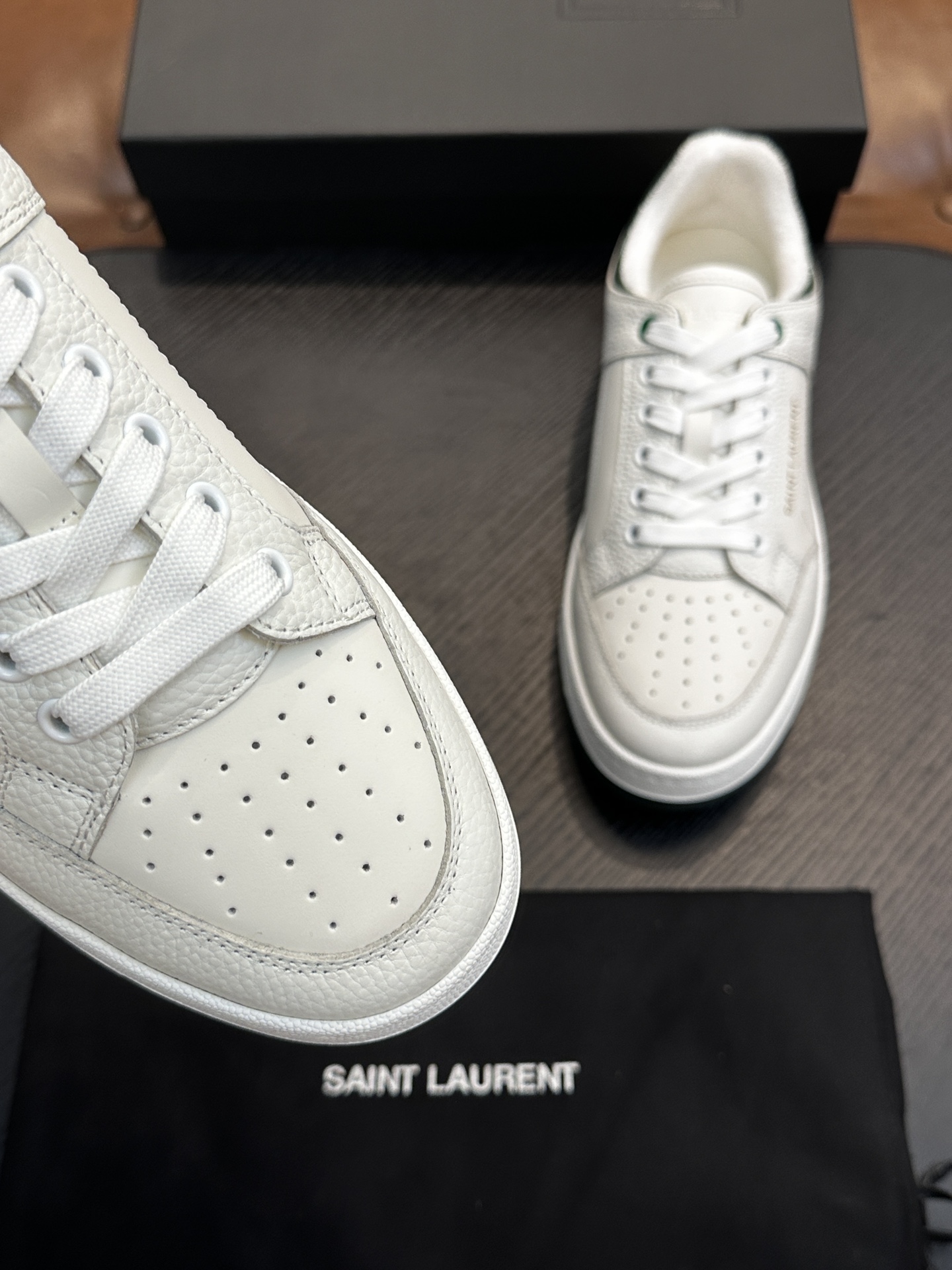 Saint Laurent Classic Luxury Leather Shoe Loafer Shoes Ref 6