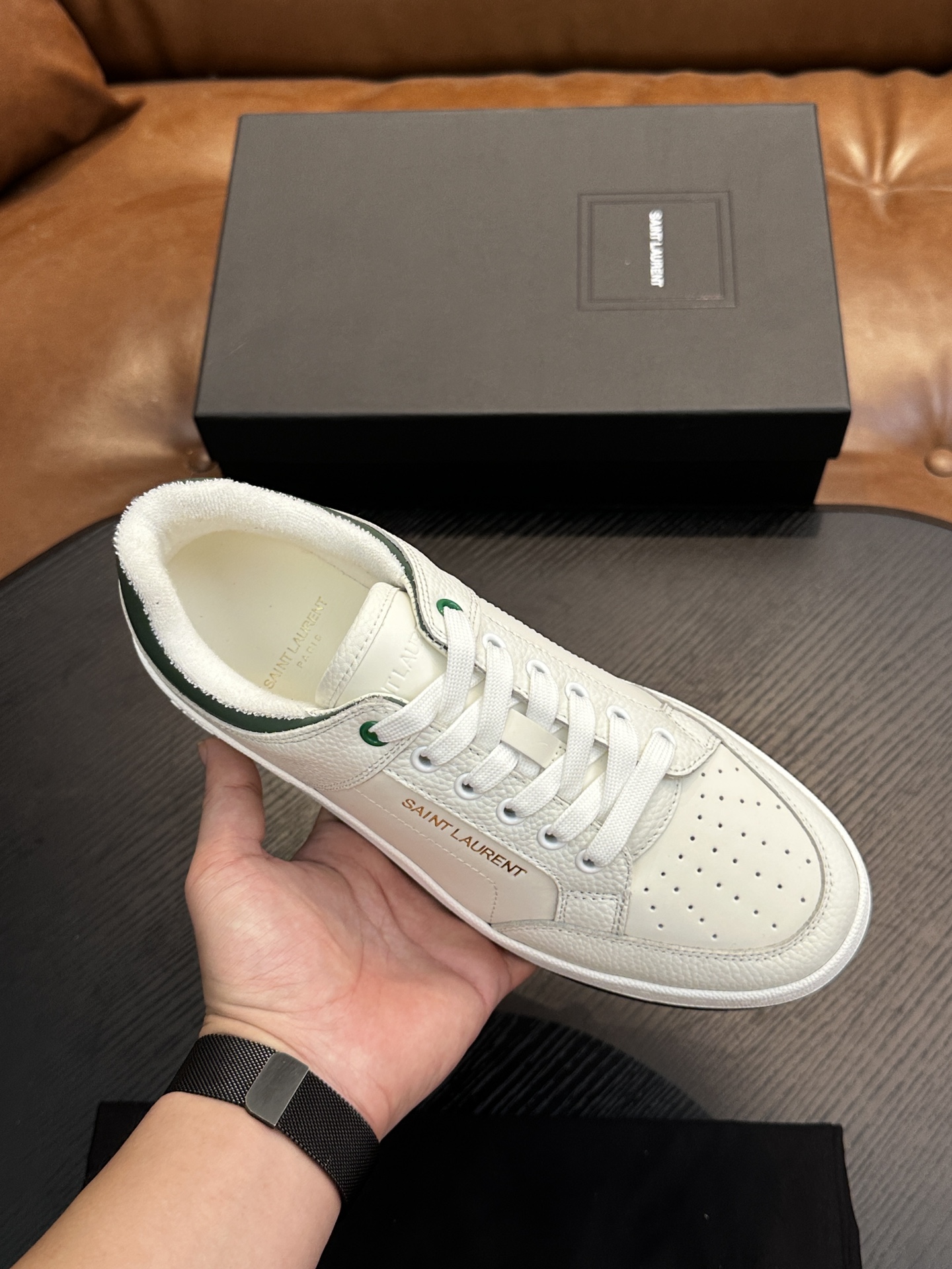 Saint Laurent Classic Luxury Leather Shoe Loafer Shoes Ref 2