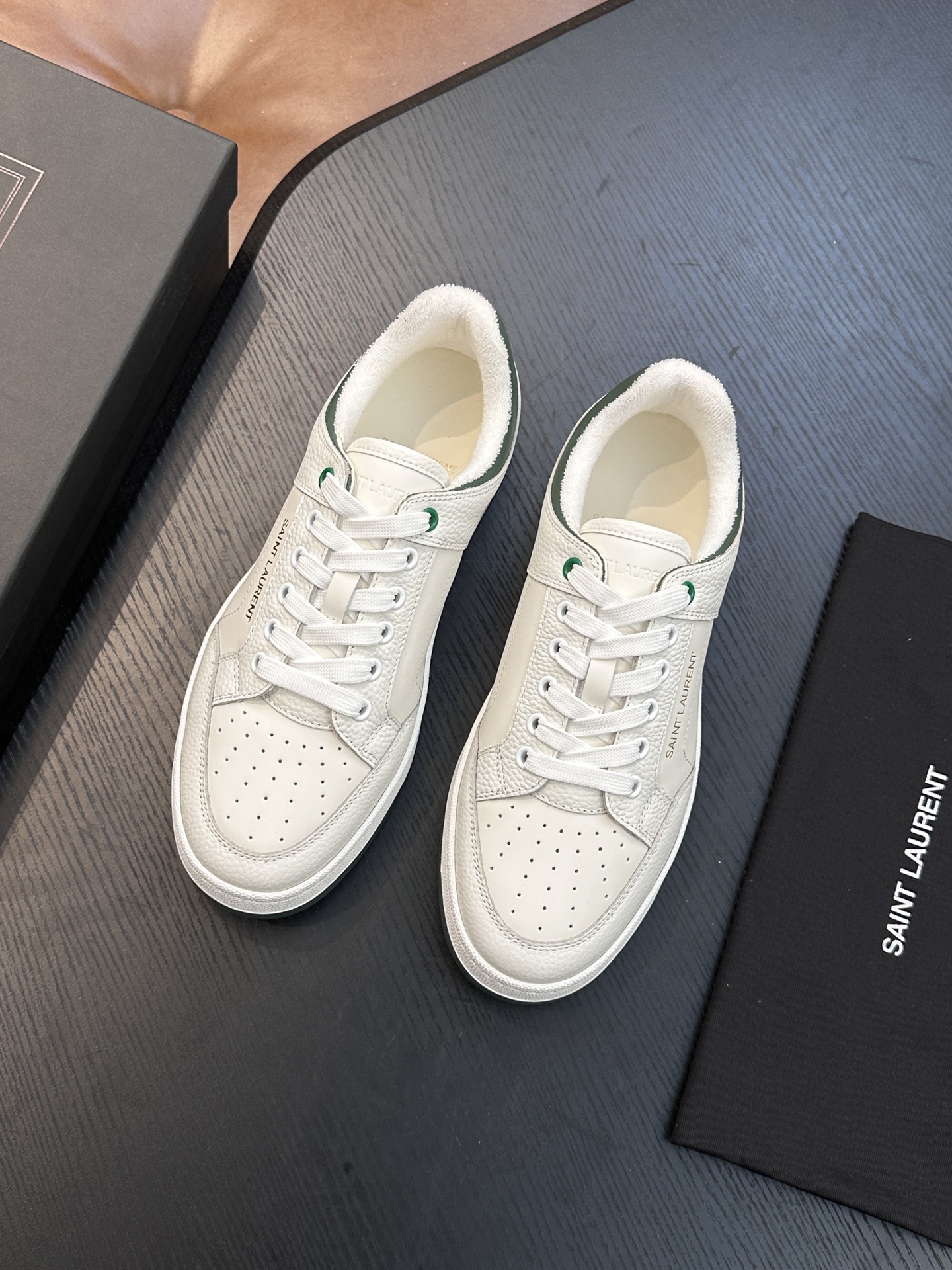 Saint Laurent Classic Luxury Leather Shoe Loafer Shoes Ref 3