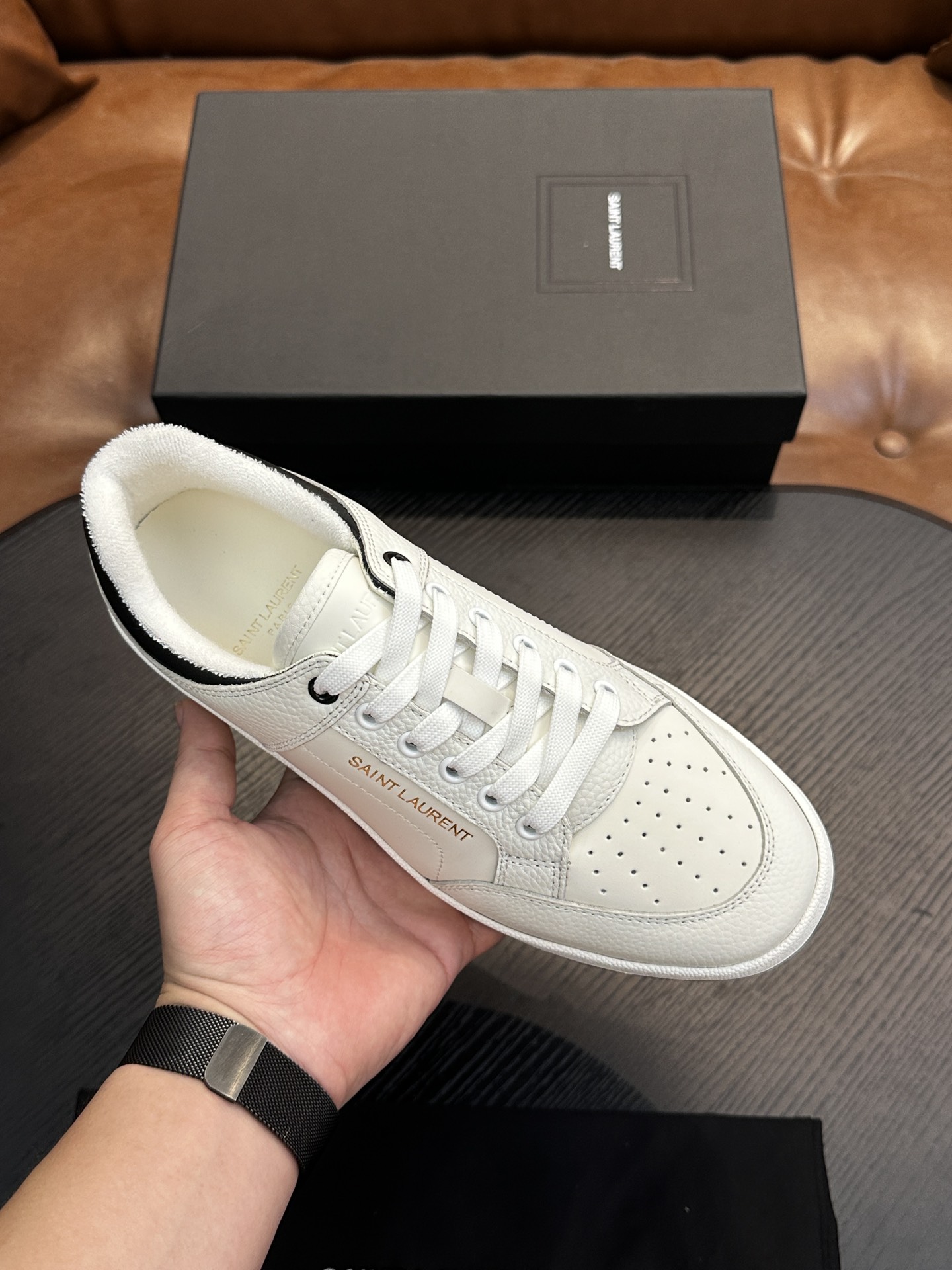Saint Laurent Classic Luxury Leather Shoe Loafer Shoes Ref 2