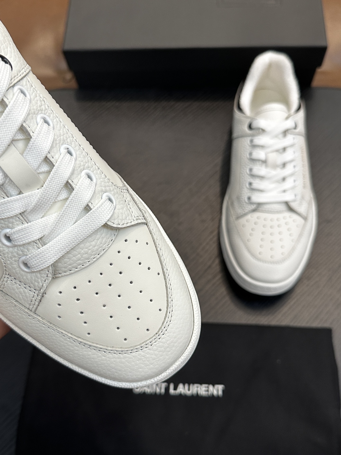 Saint Laurent Classic Luxury Leather Shoe Loafer Shoes Ref 6