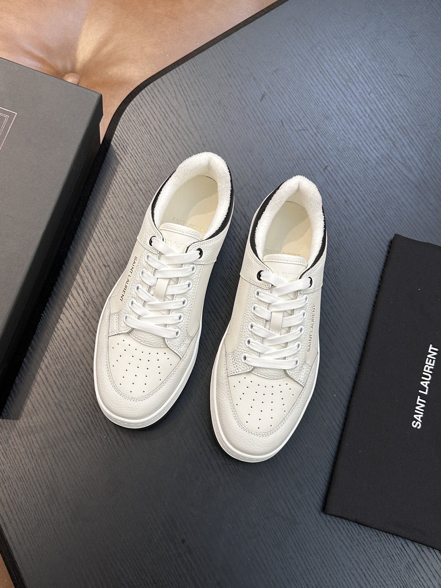 Saint Laurent Classic Luxury Leather Shoe Loafer Shoes Ref 3