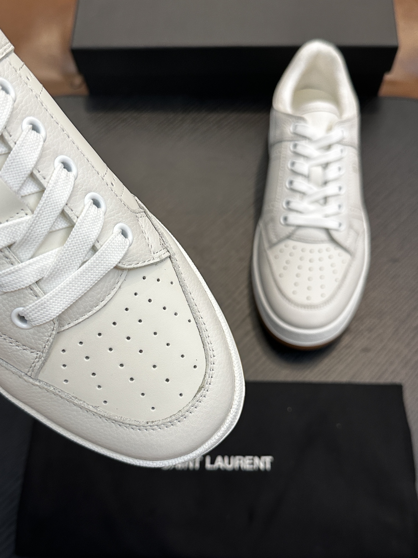 Saint Laurent Classic Luxury Leather Shoe Loafer Shoes Ref 6