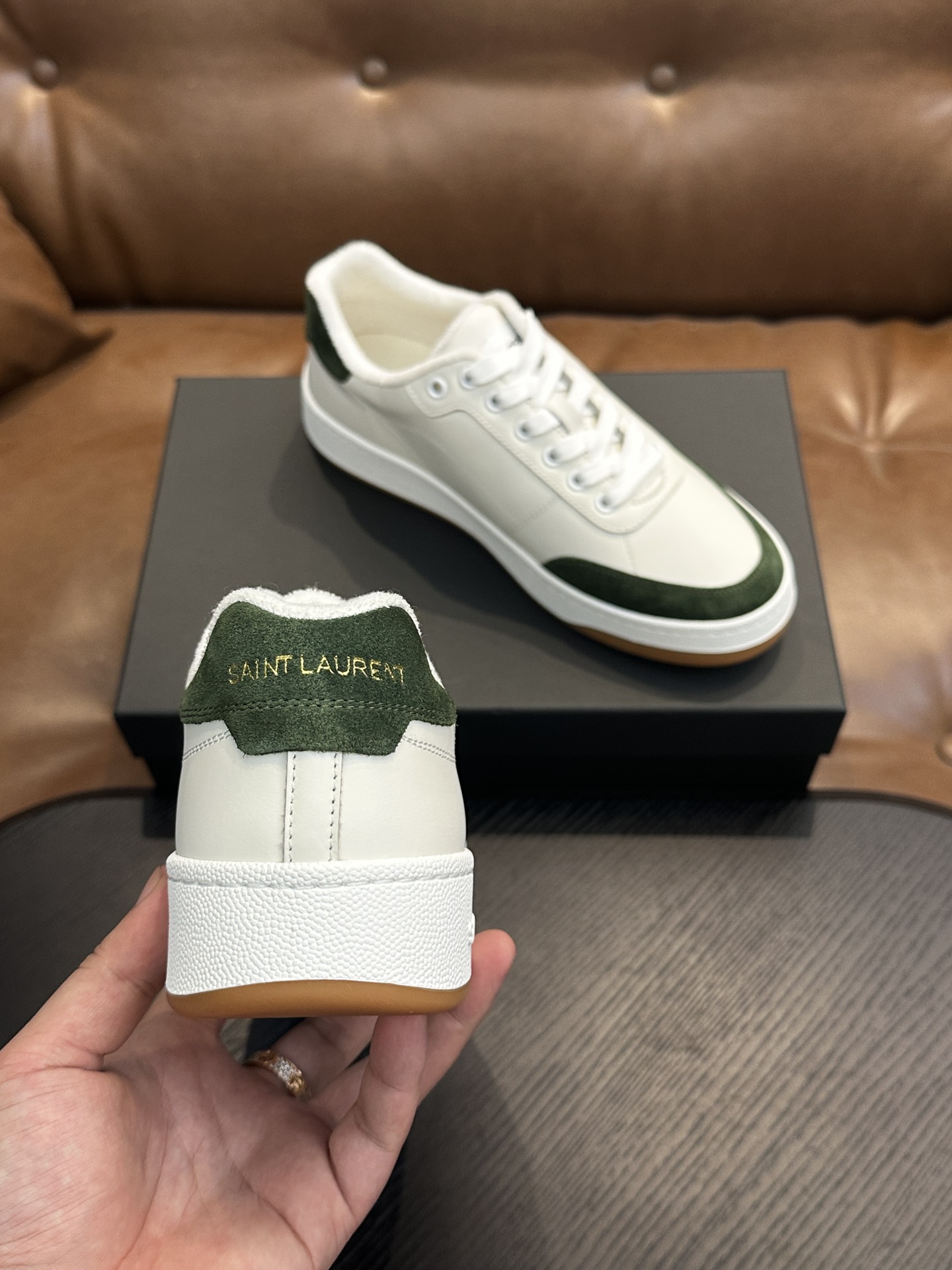 Saint Laurent Classic Luxury Leather Shoe Loafer Shoes Ref.6C418E14 8