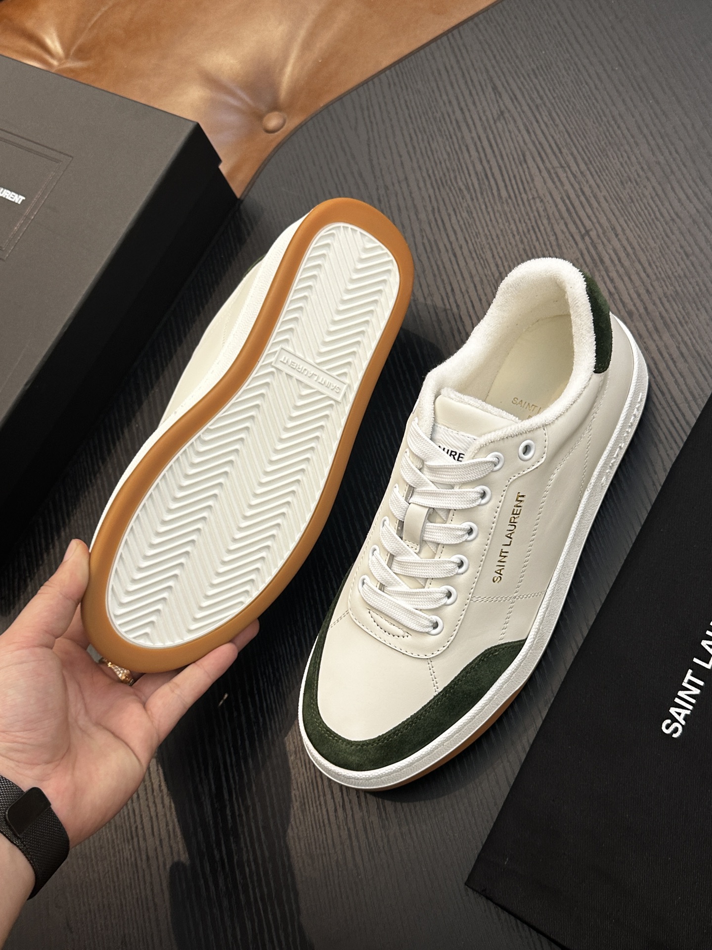 Saint Laurent Classic Luxury Leather Shoe Loafer Shoes Ref.6C418E14 9