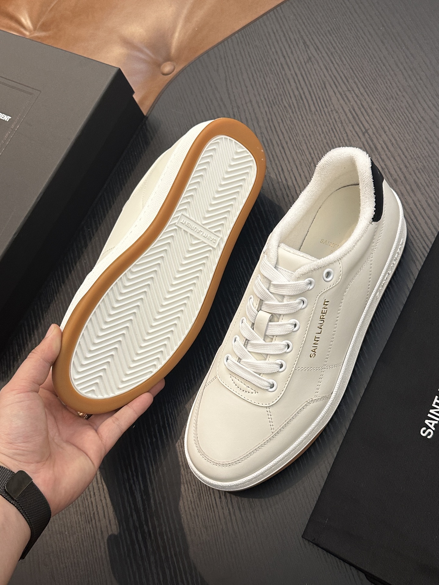 Saint Laurent Classic Luxury Leather Shoe Loafer Shoes Ref.665C9E26 9