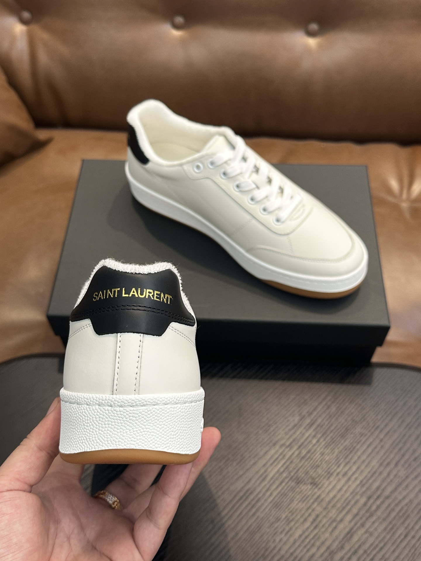 Saint Laurent Classic Luxury Leather Shoe Loafer Shoes Ref.665C9E26 8