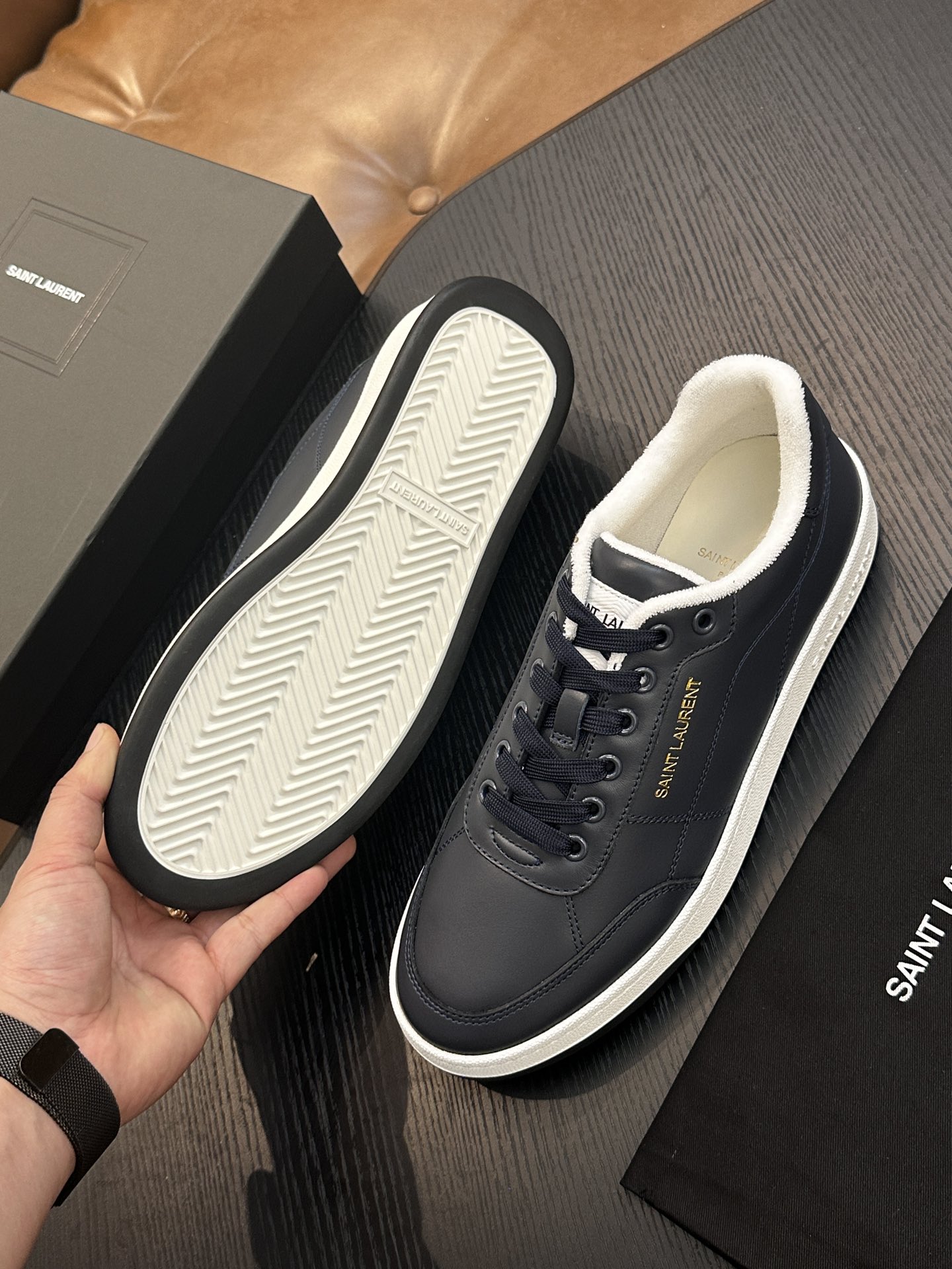 Saint Laurent Classic Luxury Leather Shoe Loafer Shoes Ref.6F3A70A0 9