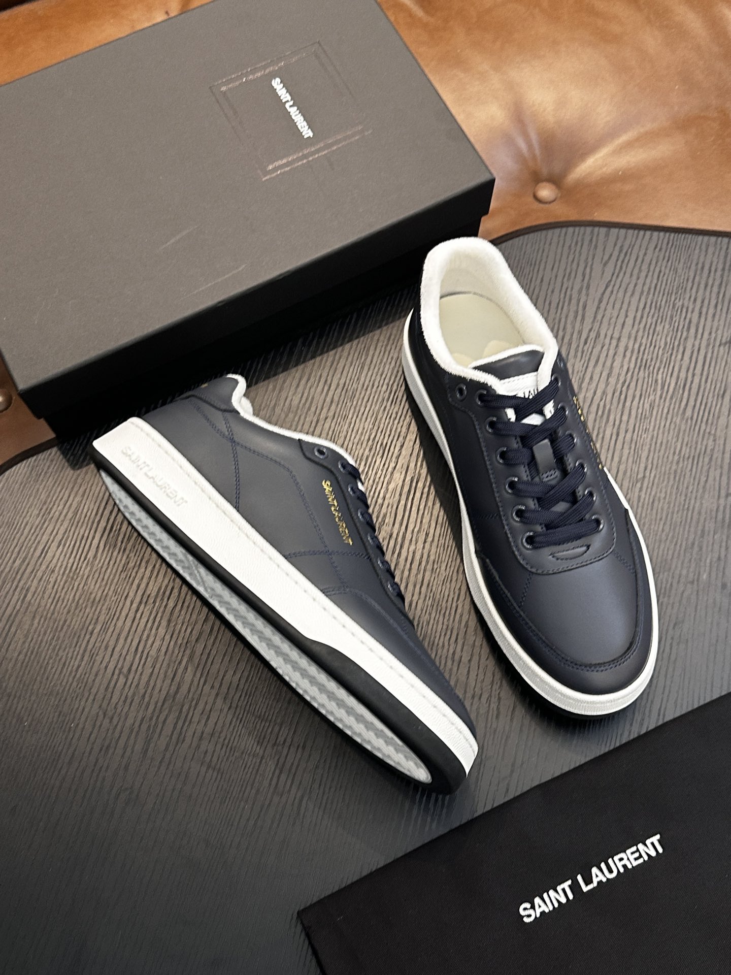 Saint Laurent Classic Luxury Leather Shoe Loafer Shoes Ref.6F3A70A0 4