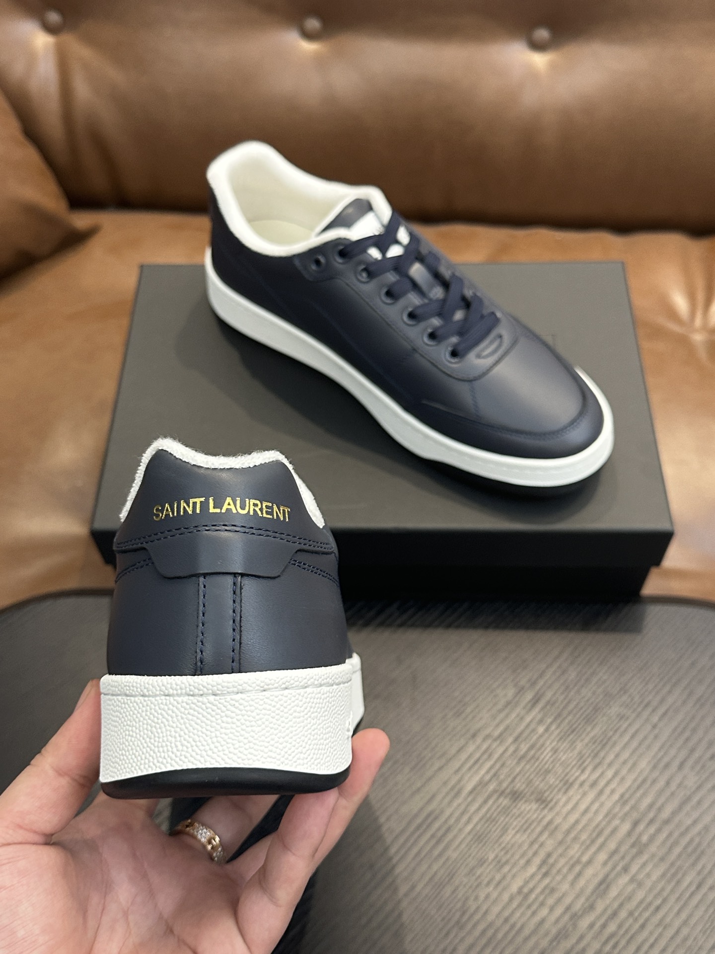 Saint Laurent Classic Luxury Leather Shoe Loafer Shoes Ref.6F3A70A0 8