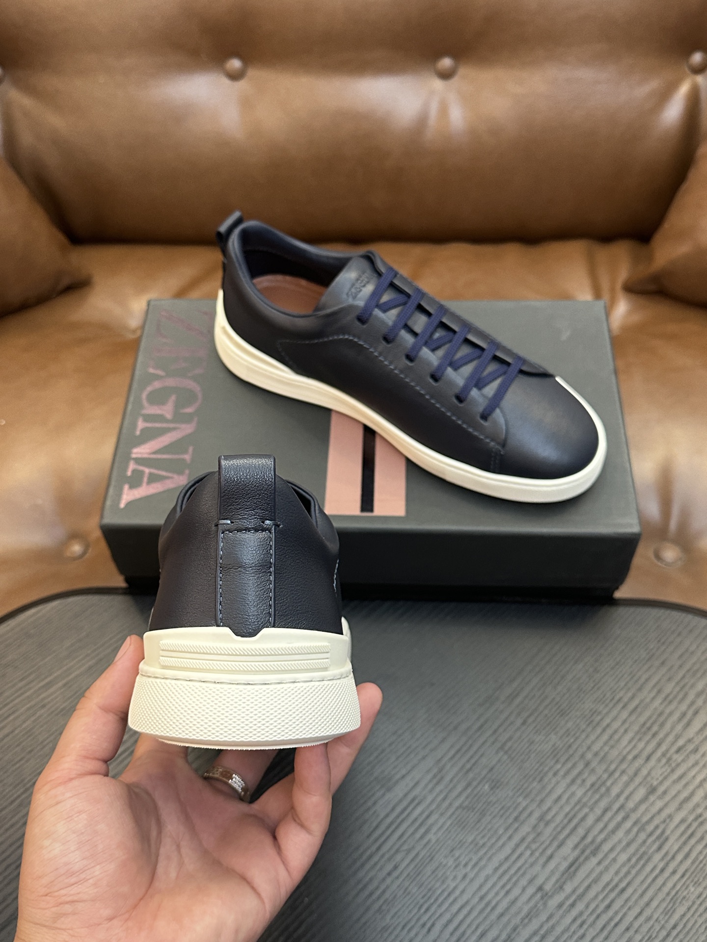 Rene Caovilla Classic Luxury Leather Shoe Loafer Shoes Ref 8