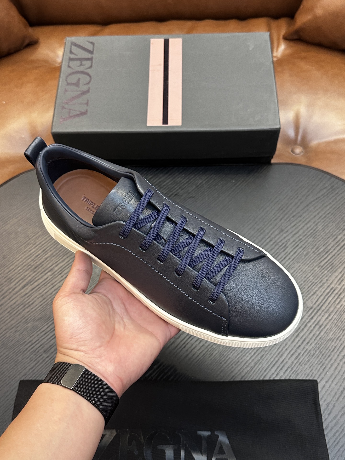 Rene Caovilla Classic Luxury Leather Shoe Loafer Shoes Ref 2