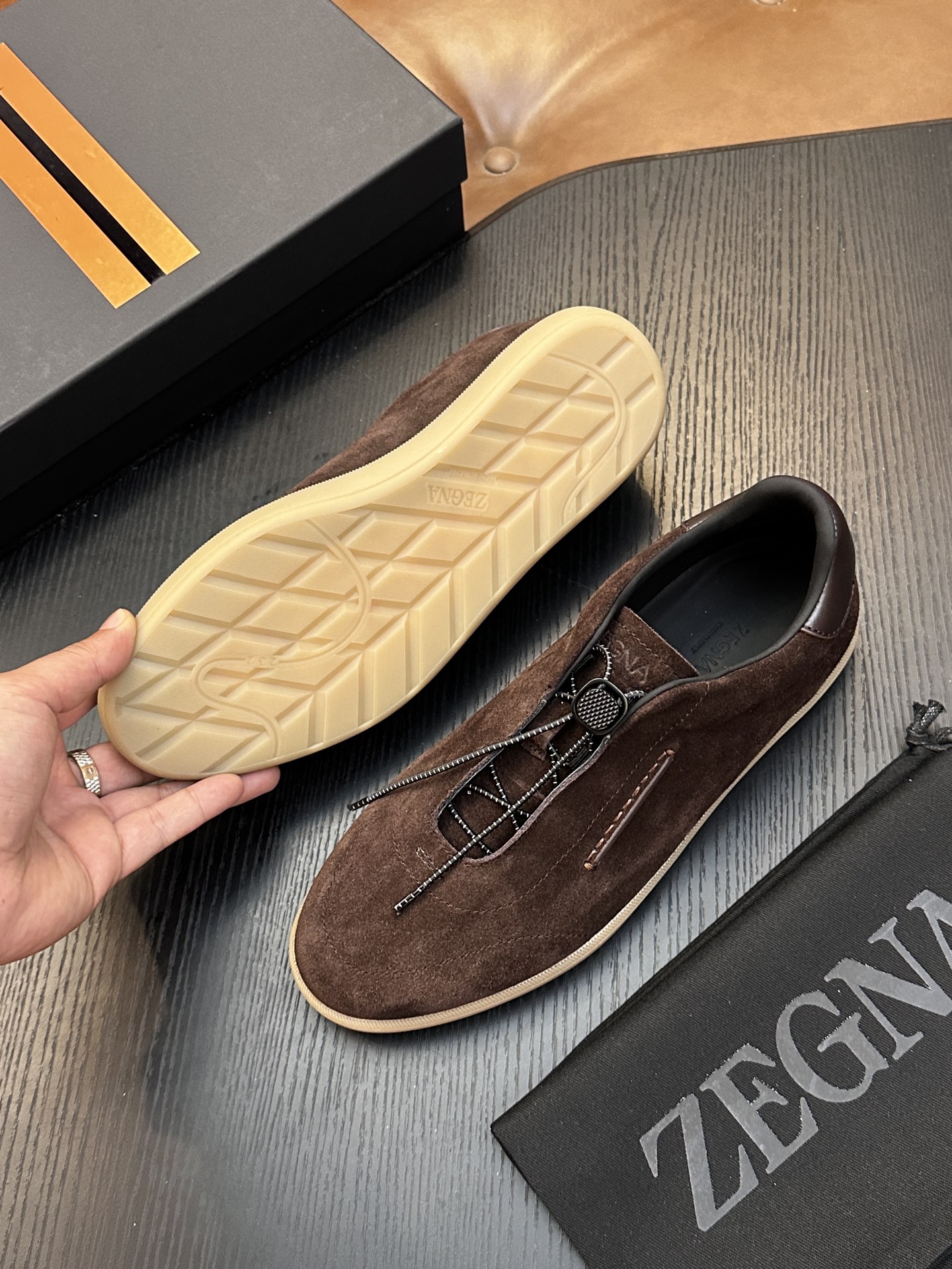 杰尼亚 Zegna 高级成衣风衣外套及大衣服饰 #A2B1B4CC 9