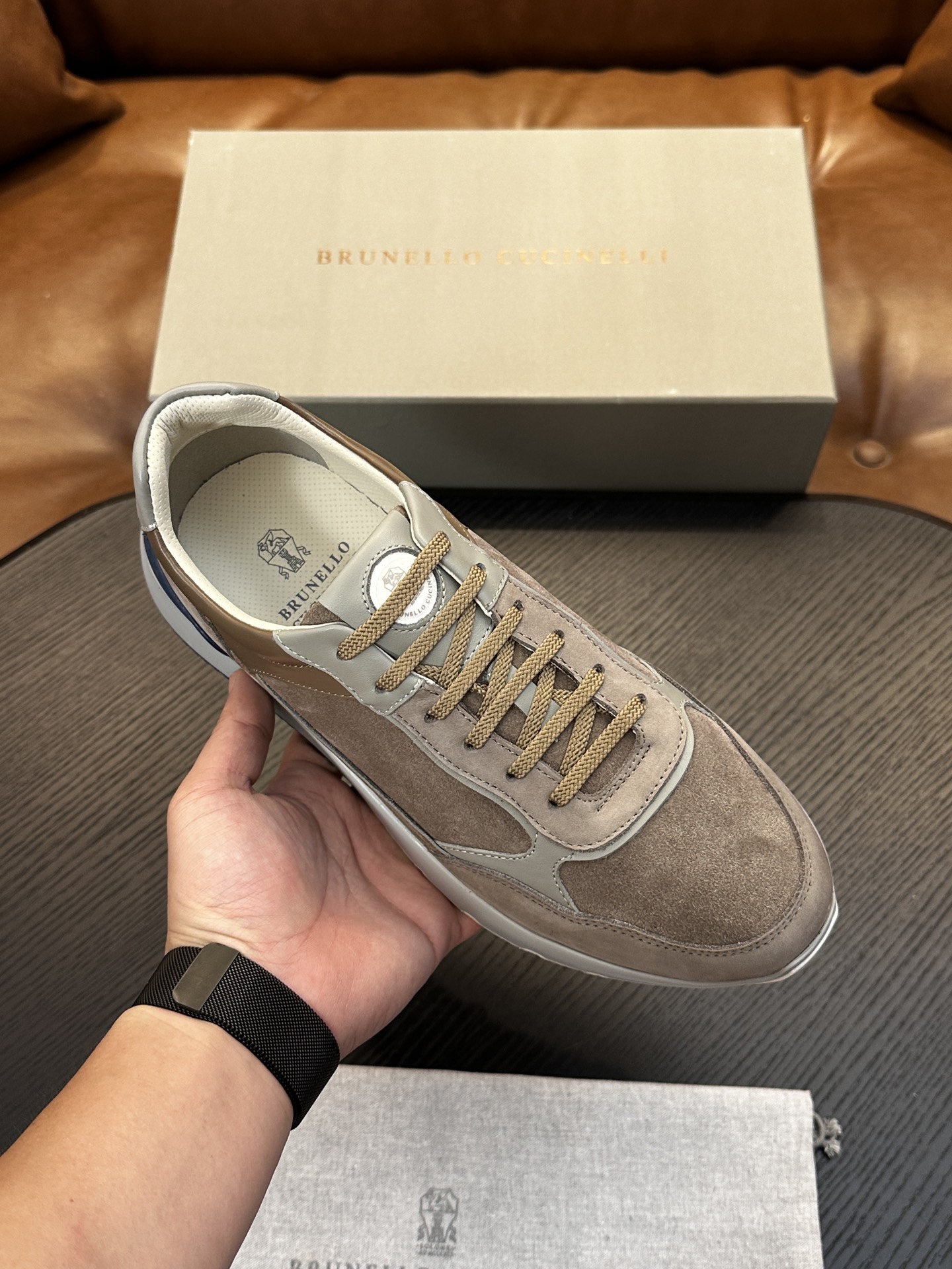 BC新款上架🆕Brunello Cucinelli 系带休闲男鞋|鞋面意大利进口细腻反毛皮|内里本白色苯染专用小牛皮|0 BC新款上架🆕Brunello Cucinelli 系带休闲男鞋|鞋面意大利进口细腻反毛皮|内里本白色苯染专用小牛皮|0
