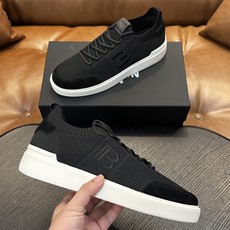 BALMAIN巴尔曼B-Skate运动鞋 B-Skate 多材质拼接撞色运动鞋 ,鞋面饰有黑色鞋带,皮革拼接鞋舌点缀 B BALMAIN巴尔曼B-Skate运动鞋 B-Skate 多材质拼接撞色运动鞋 ,鞋面饰有黑色鞋带,皮革拼接鞋舌点缀 B