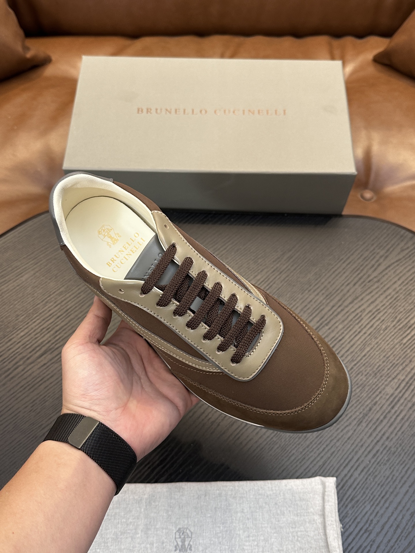 BC新款上架🆕Brunello Cucinelli 系带休闲男鞋|鞋面意大利进口细腻反毛皮|内里本白色苯染专用小牛皮|0 BC新款上架🆕Brunello Cucinelli 系带休闲男鞋|鞋面意大利进口细腻反毛皮|内里本白色苯染专用小牛皮|0