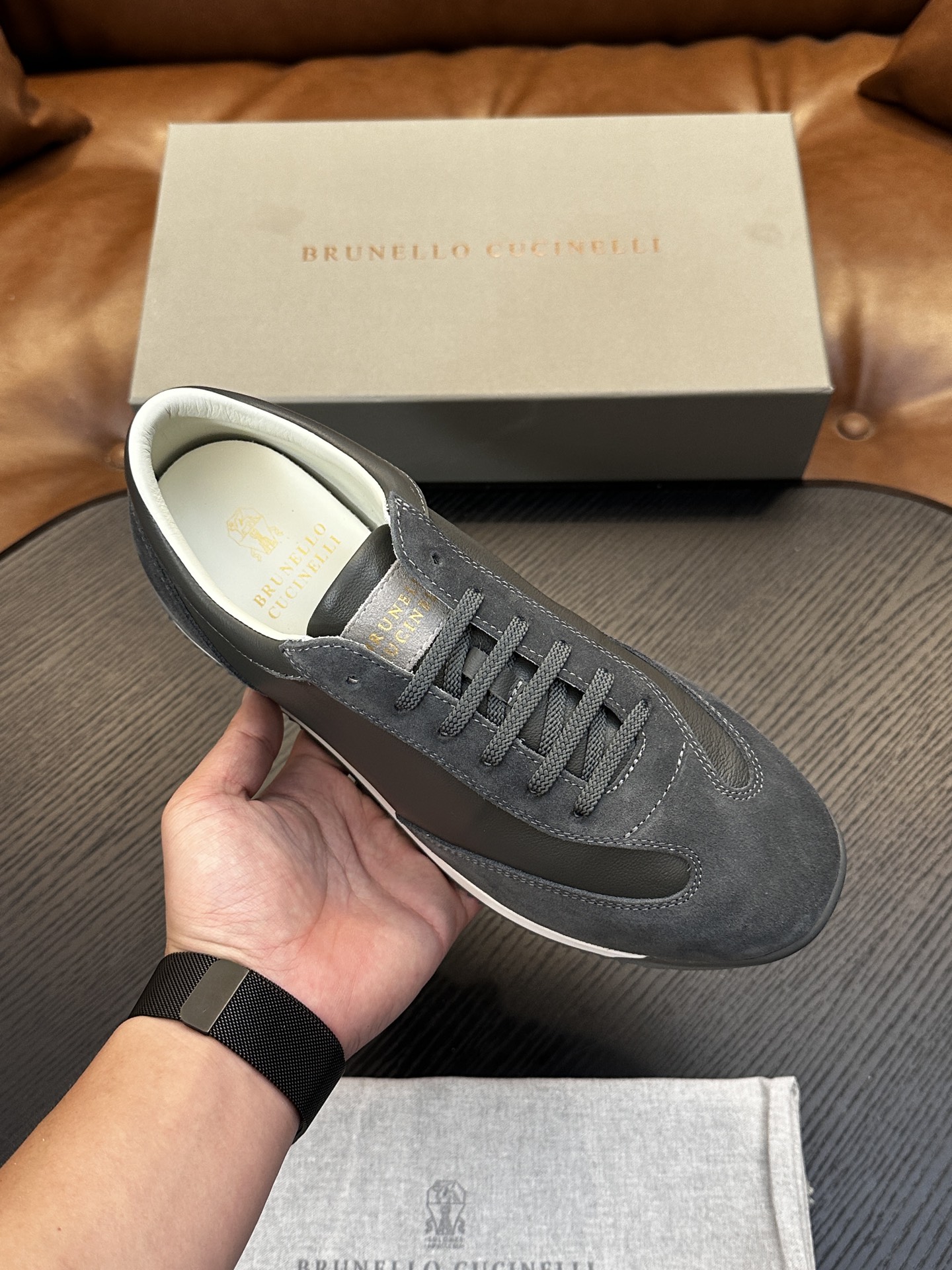 BC新款上架🆕Brunello Cucinelli 系带休闲男鞋|鞋面意大利进口细腻反毛皮|内里本白色苯染专用小牛皮|0 BC新款上架🆕Brunello Cucinelli 系带休闲男鞋|鞋面意大利进口细腻反毛皮|内里本白色苯染专用小牛皮|0