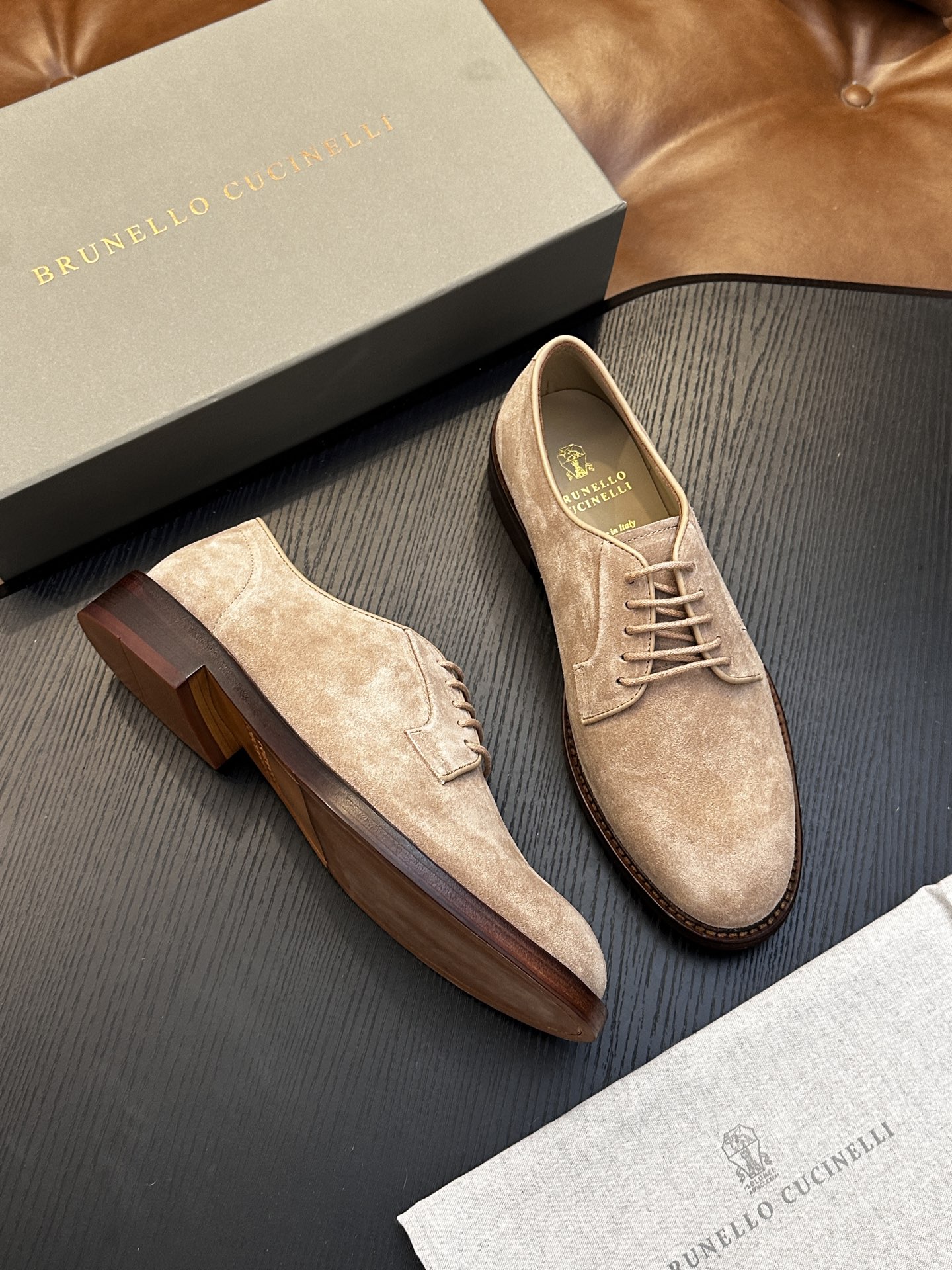 BC新品注塑真皮底🆕Brunello Cucinelli新款真皮底鞋|面料采用进口胎牛皮|高档细腻|如天鹅绒一般柔软的皮 BC新品注塑真皮底🆕Brunello Cucinelli新款真皮底鞋|面料采用进口胎牛皮|高档细腻|如天鹅绒一般柔软的皮
