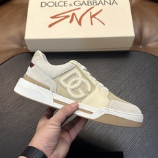 Dolce&Gabbana DG Cushion 小牛皮运动鞋|点缀 DG 徽标|轻便、抓地力强的橡胶外底采用创新设计 Dolce&Gabbana DG Cushion 小牛皮运动鞋|点缀 DG 徽标|轻便、抓地力强的橡胶外底采用创新设计