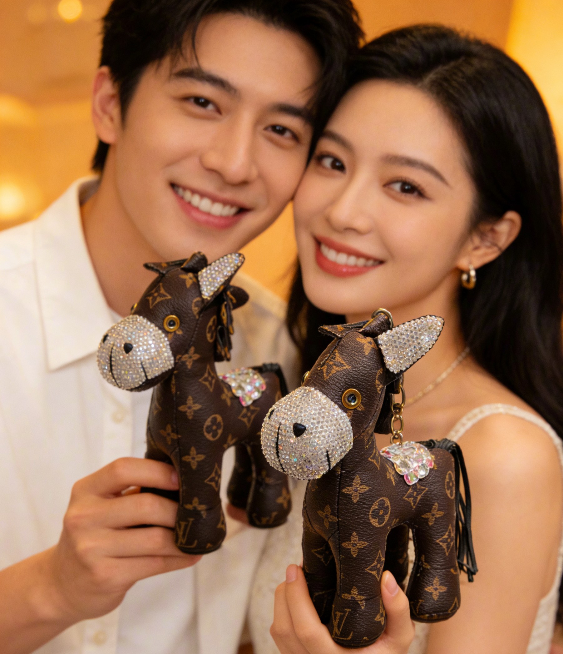 Louis Vuitton 老花小马摆件