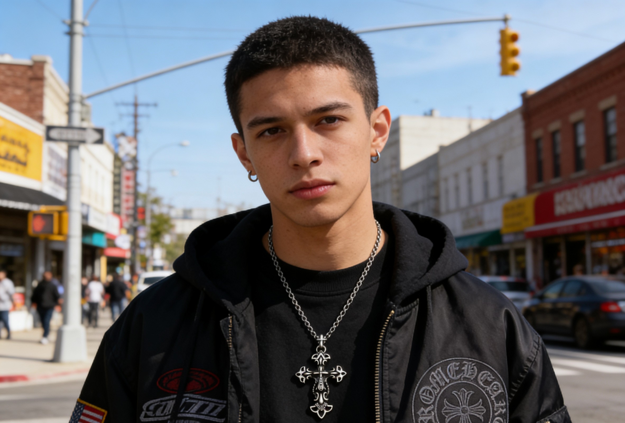 Chrome Hearts 𝐡𝐞𝐚𝐫𝐭𝐬 克罗心项链