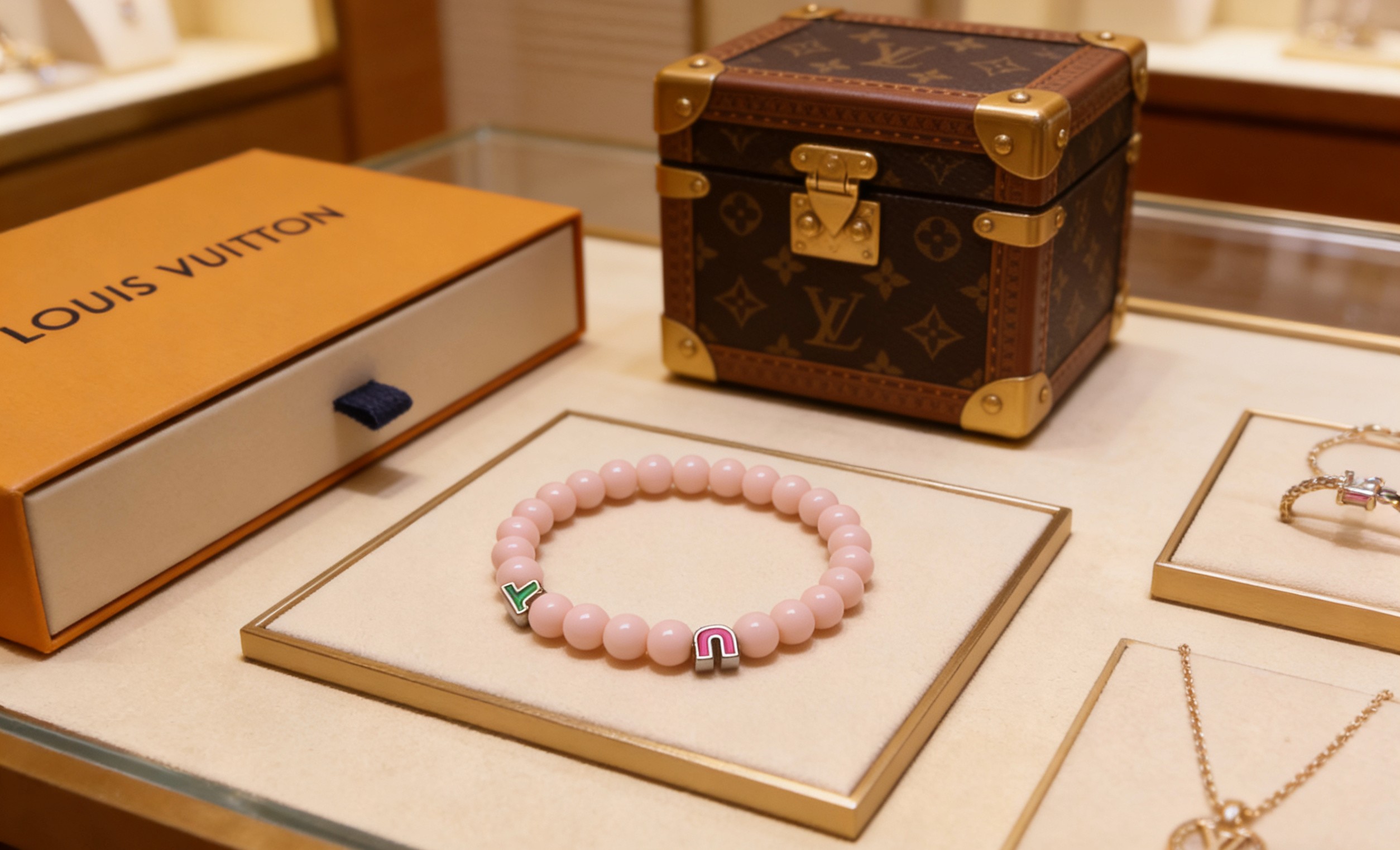 Louis Vuitton 𝐕𝐔𝐈𝐓𝐓𝐎𝐍 LV手串潮圈入场券 就能收入囊中这款最新LV手串。戴上它，你就是街头最靓的仔