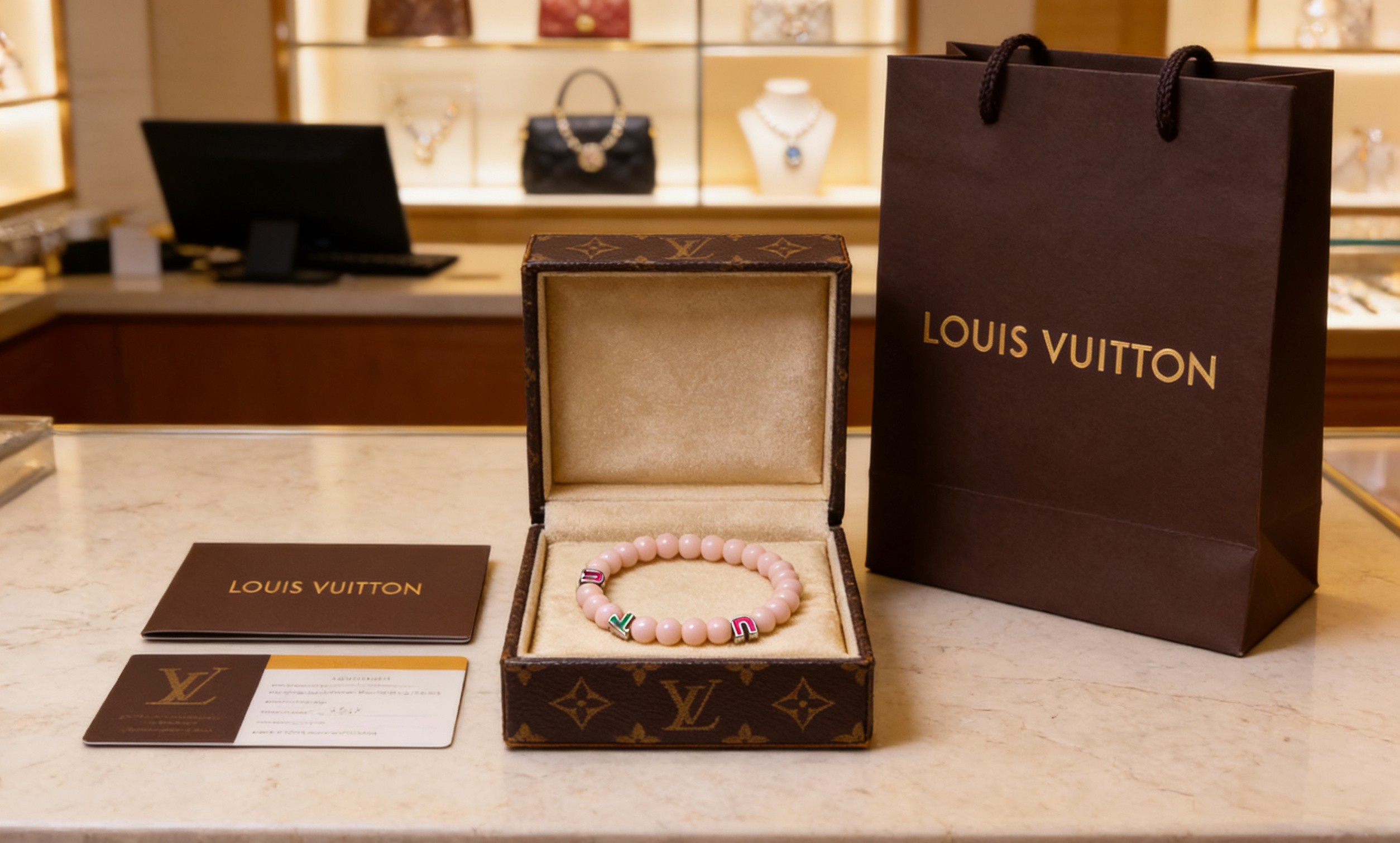 Louis Vuitton 𝐕𝐔𝐈𝐓𝐓𝐎𝐍 LV手串潮圈入场券 就能收入囊中这款最新LV手串。戴上它，你就是街头最靓的仔