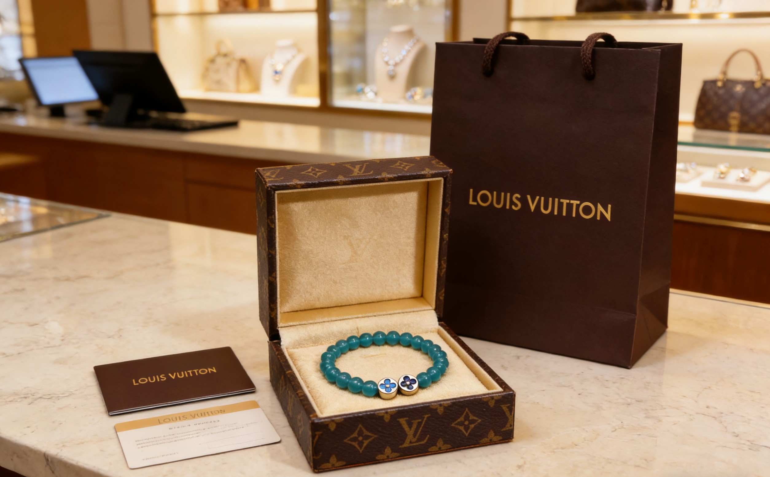 Louis Vuitton 𝐕𝐔𝐈𝐓𝐓𝐎𝐍 就能收入囊中这款最新LV手串。戴上它，你就是街头最靓的仔