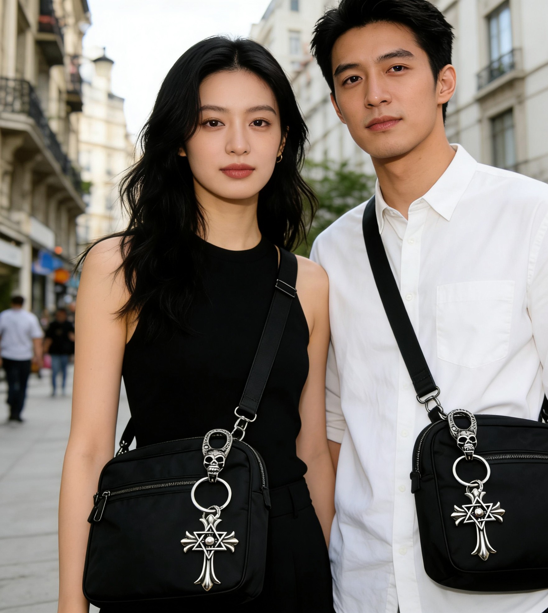 Chrome Hearts 𝐡𝐞𝐚𝐫𝐭［ 上架］克罗心钥匙扣挂件 挂件 裤 包 挂件 做工、质感一流