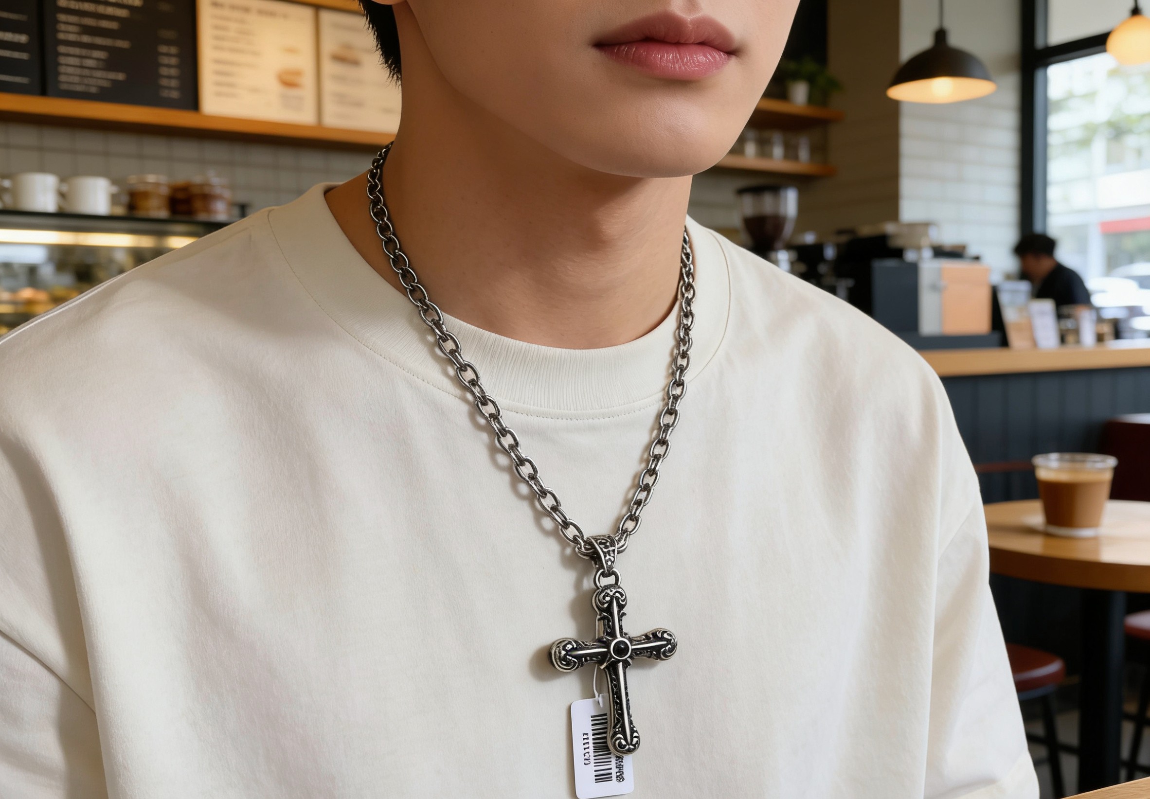 Chrome Hearts 𝐡𝐞𝐚𝐫𝐭𝐬 克罗心字母链 暗 ［字母暴动］ 蚀刻字母链｜纯手工镌刻末日密语