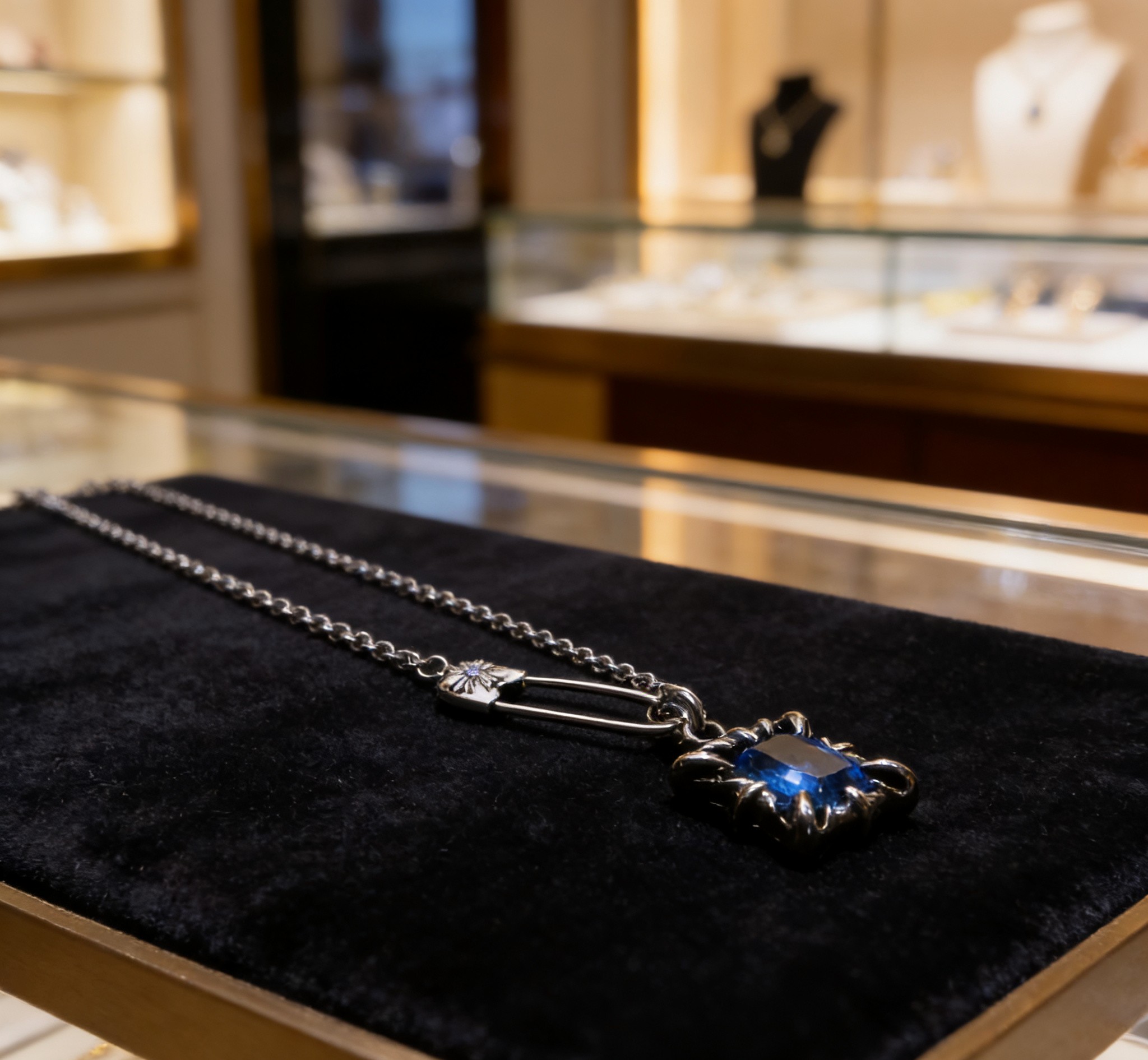 Chrome Hearts 𝐡𝐞𝐚𝐫𝐭𝐬 克罗心项链胸针链