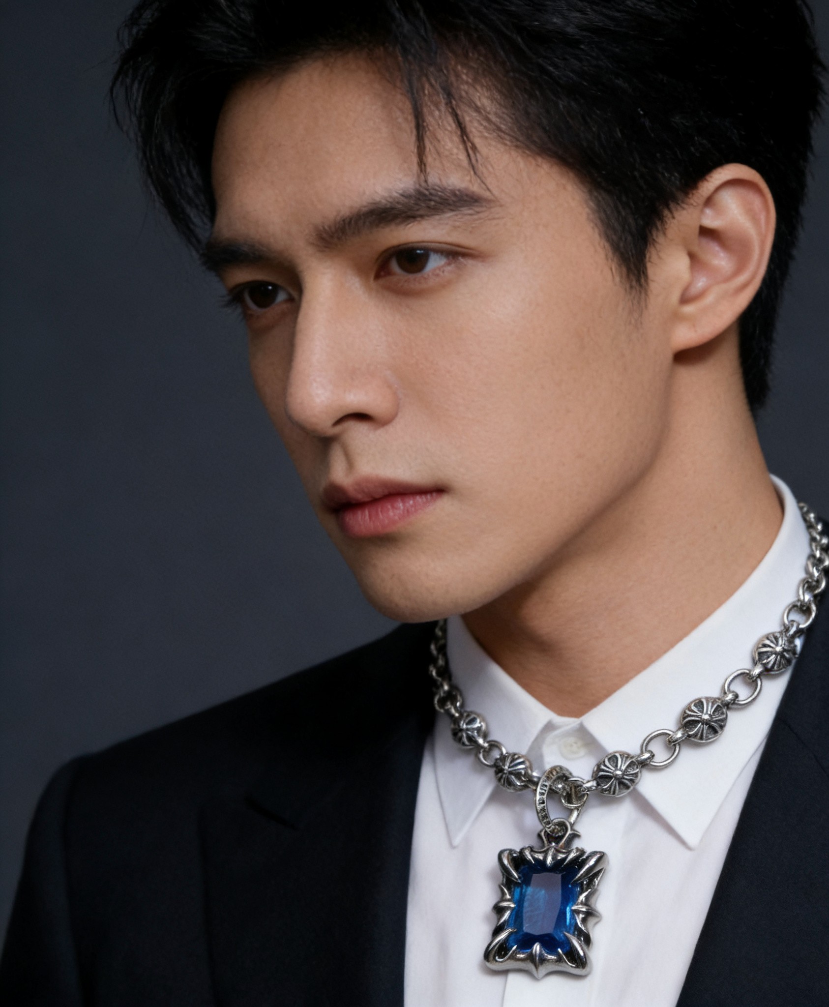 Chrome Hearts 𝐡𝐞𝐚𝐫𝐭𝐬 克罗心项链