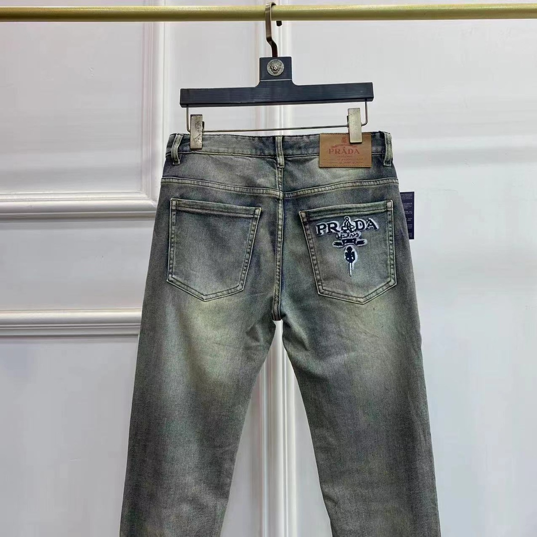 Prada 2024 Spring & Summer Men’s Jeans: Flexible Fabric, Exclusive Design, Premium Quality. - 图片 5