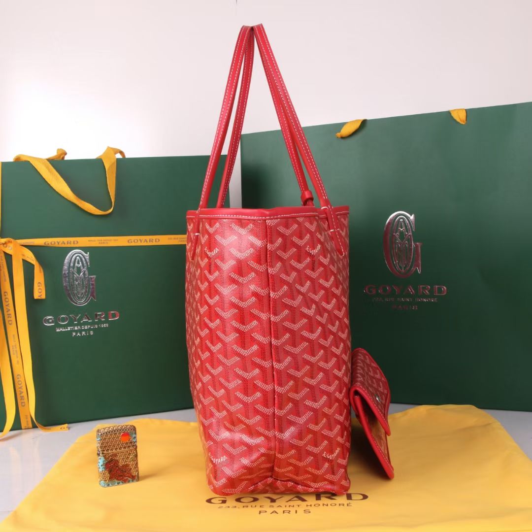 《工厂直销》戈雅：新款购物袋红色：中号尺寸：袋47cm，底34高27底宽15cm多次研究与改良，不断提升