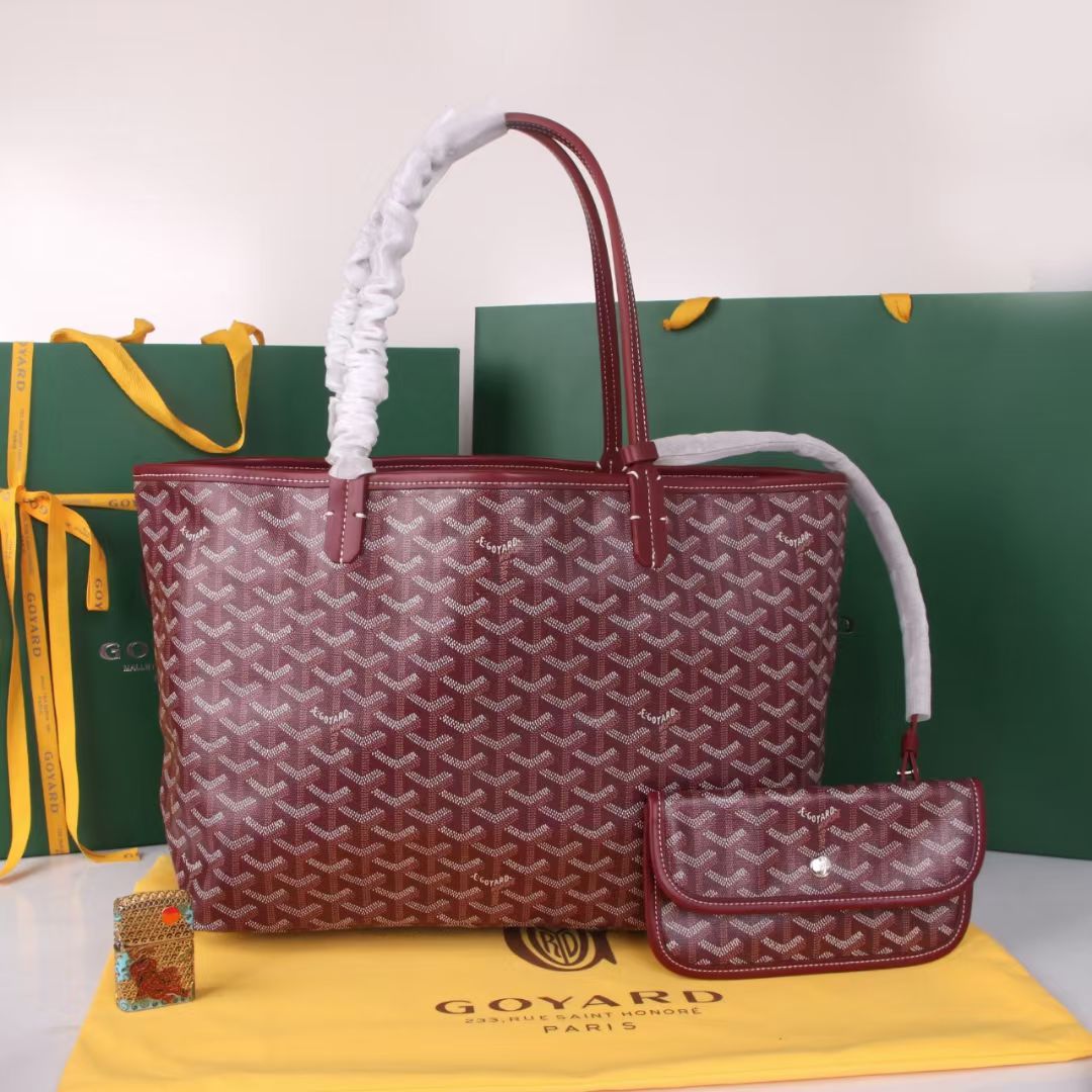 《工厂直销》戈雅：新款购物袋枣红：中号尺寸：袋47cm，底34高27底宽15cm多次研究与改良，不断提升
