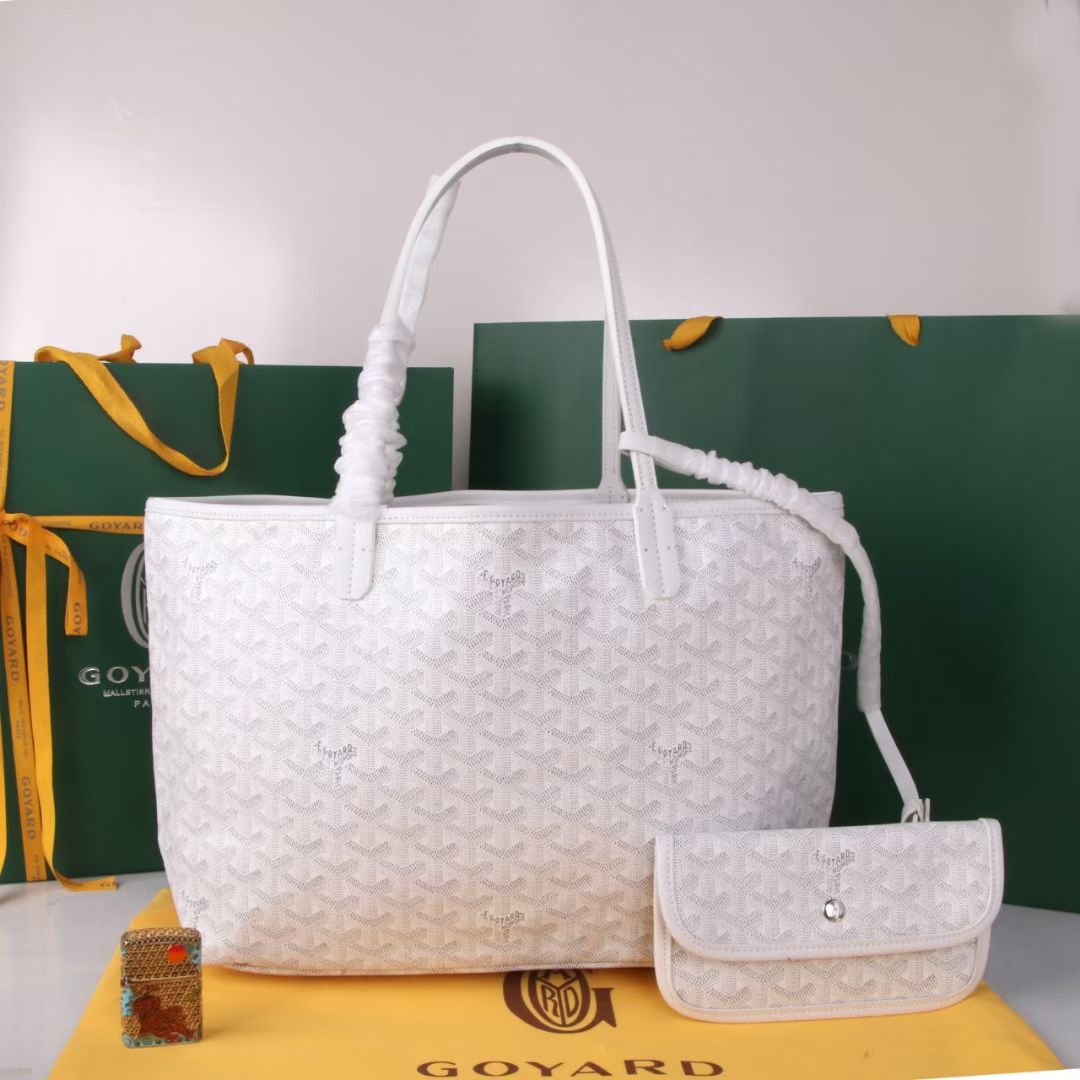 《工厂直销》戈雅：新款购物袋白色：中号尺寸：袋47cm，底34高27底宽15cm多次研究与改良，不断提升